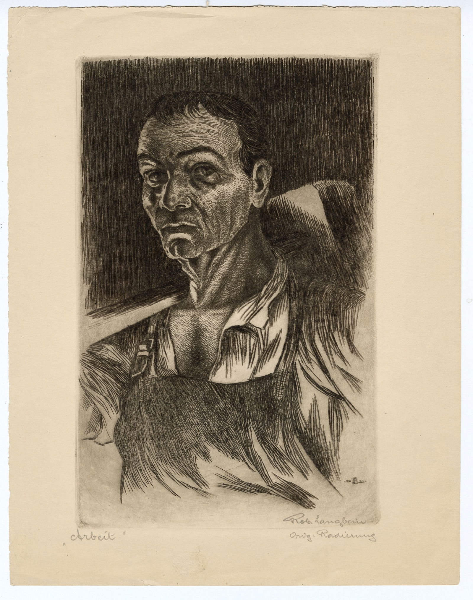 Robert LANGBEIN: "Arbeit". - 2