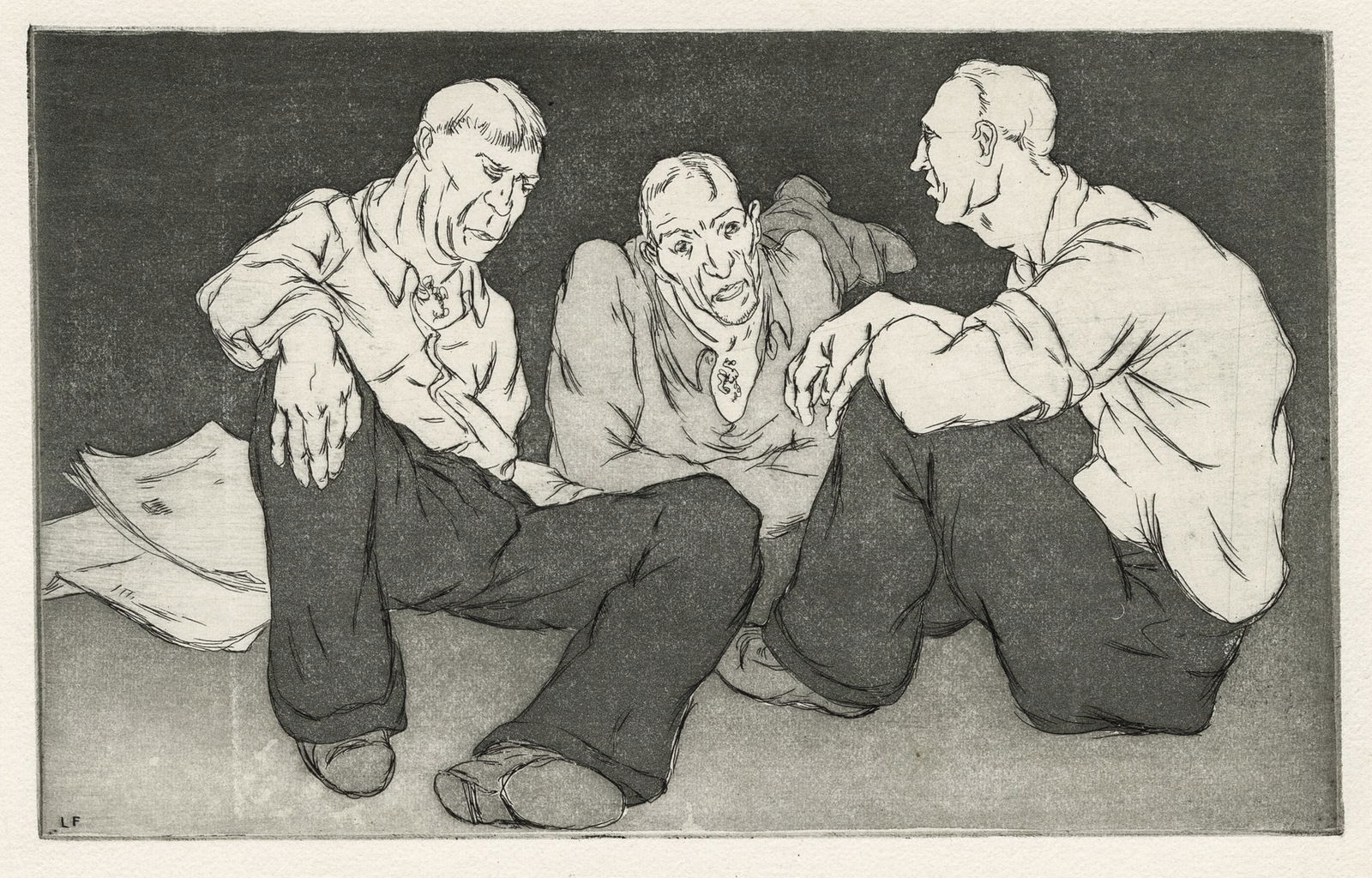 William Leroy FLINT: "Park Politicians". (1 of 2)