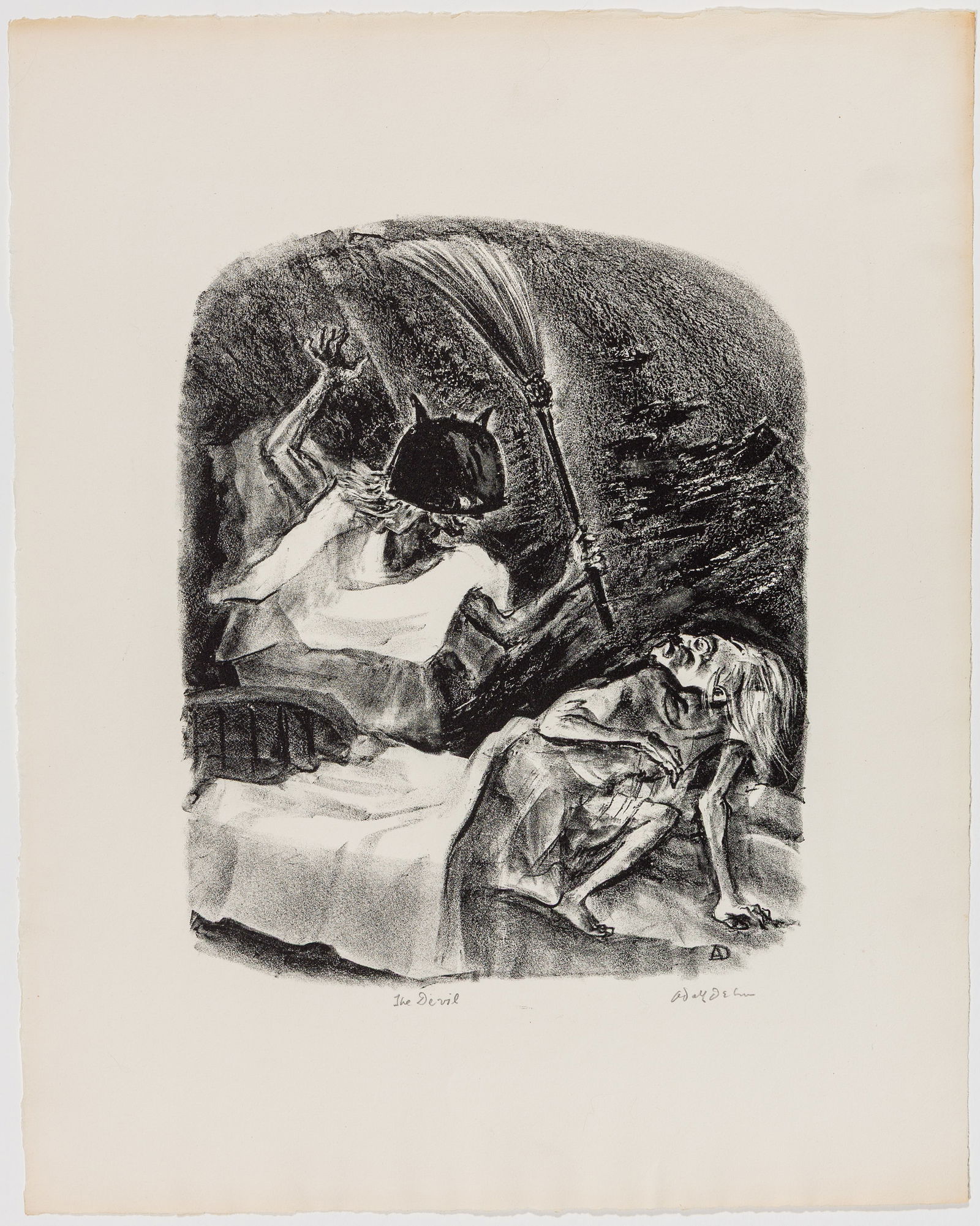 Adolf DEHN: "The Devil". - 2