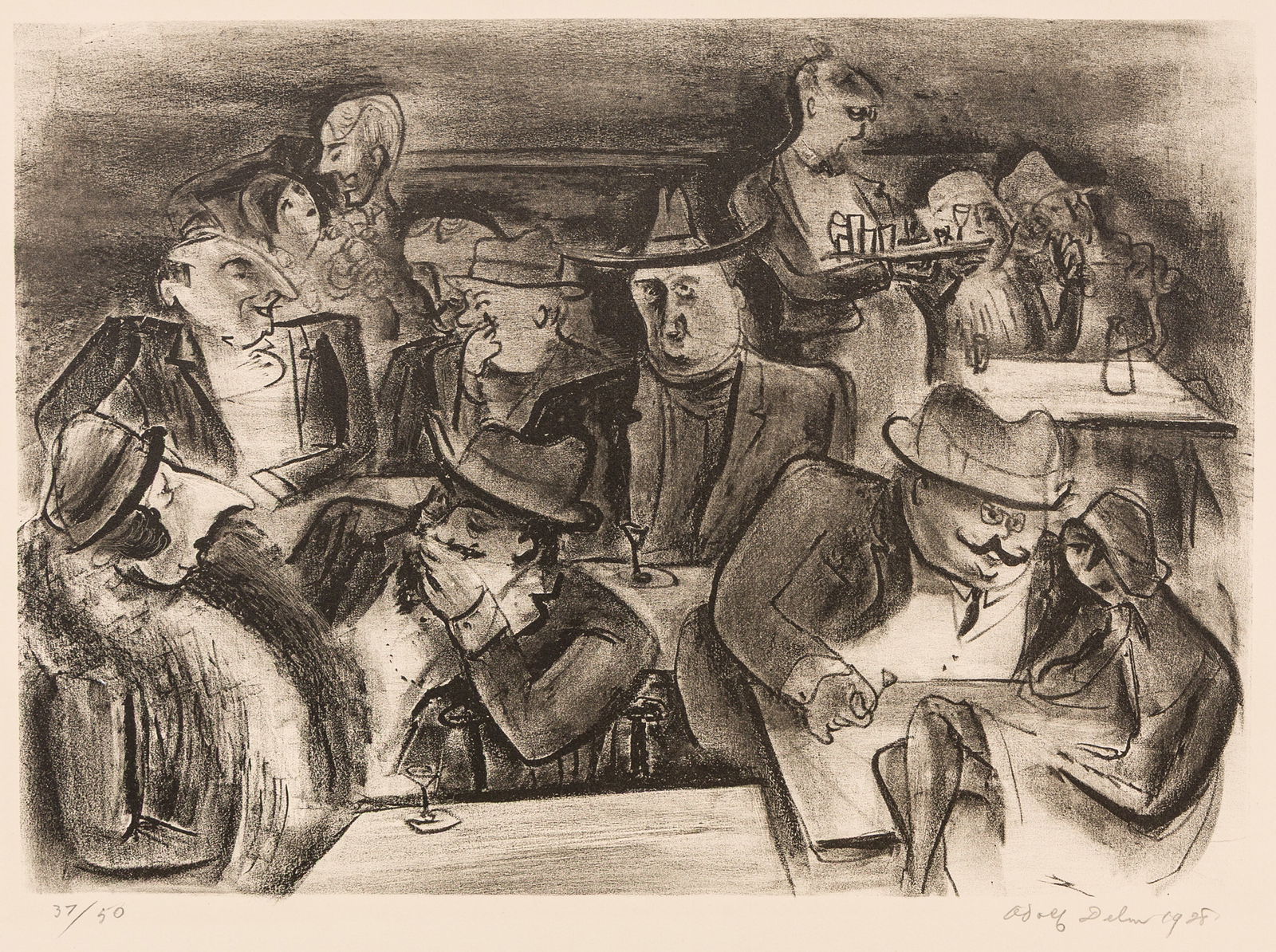 Adolf DEHN: "Aperitif Hour". (1 of 2)