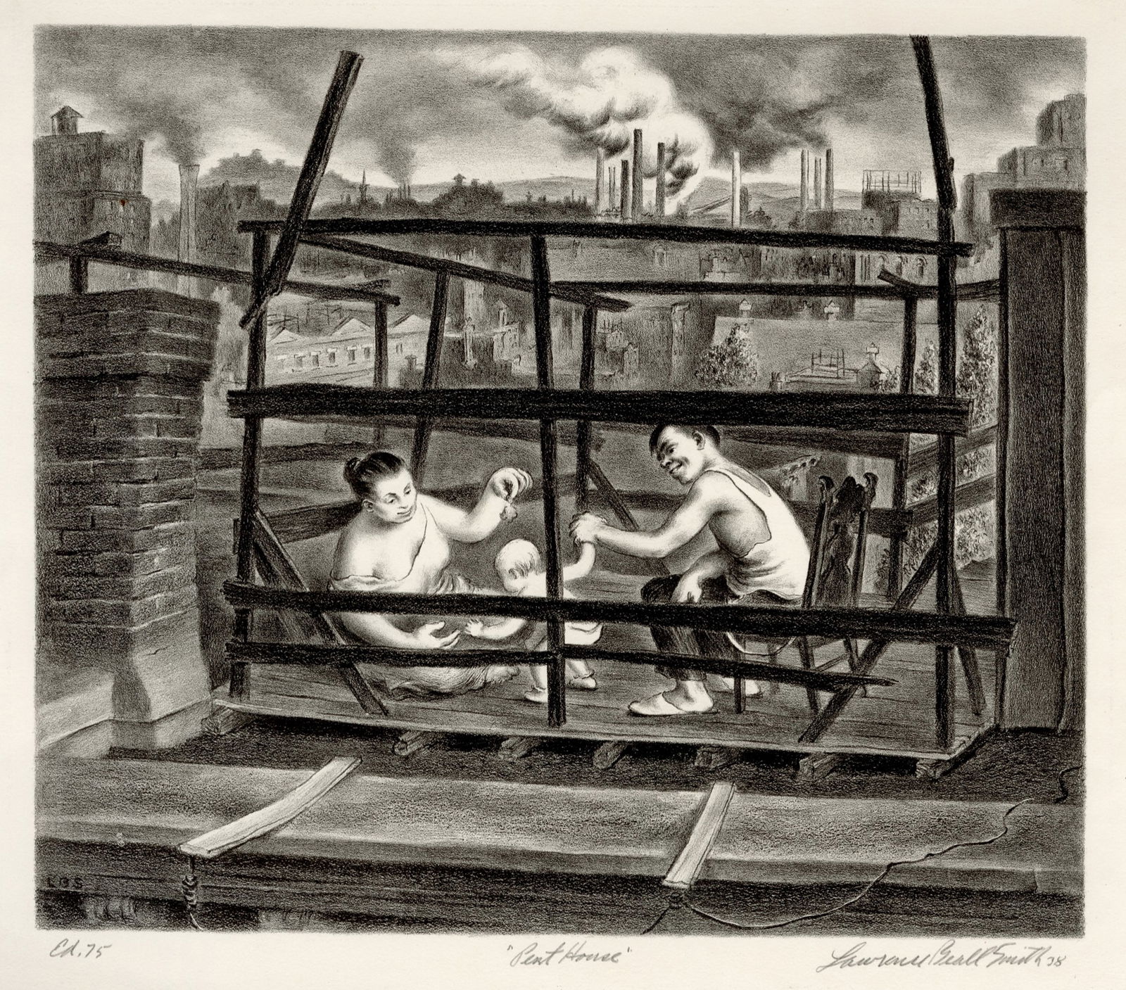 Lawrence Beall SMITH: "Pent House". (1 of 2)