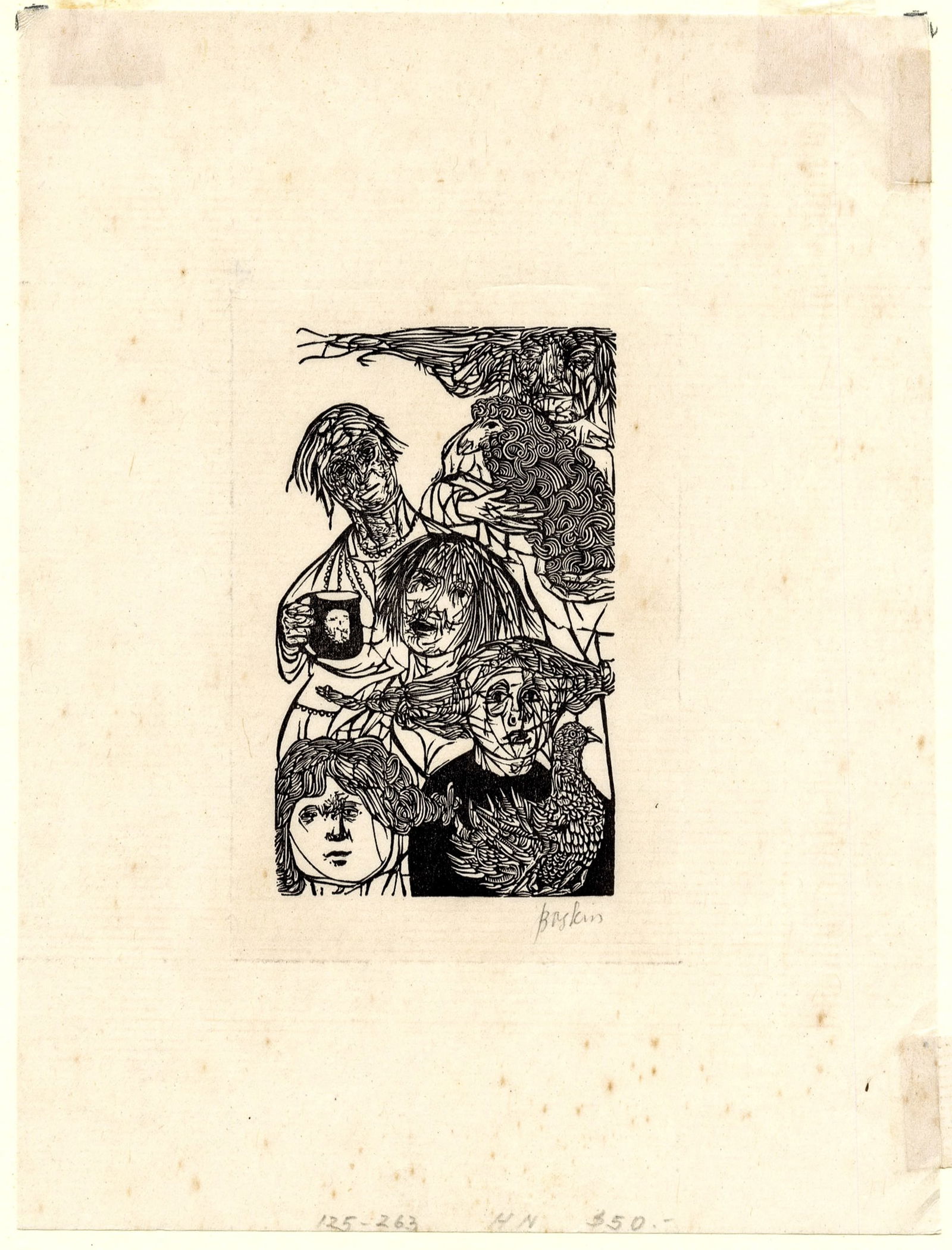 Leonard BASKIN: "Crow". - 4