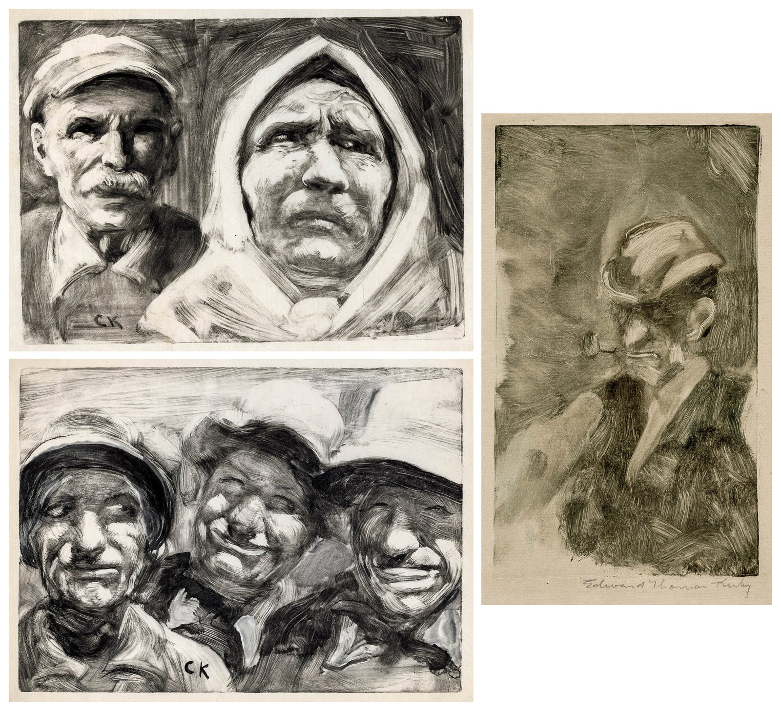 Clyde KELLEY: "Man and Woman". (1 of 7)