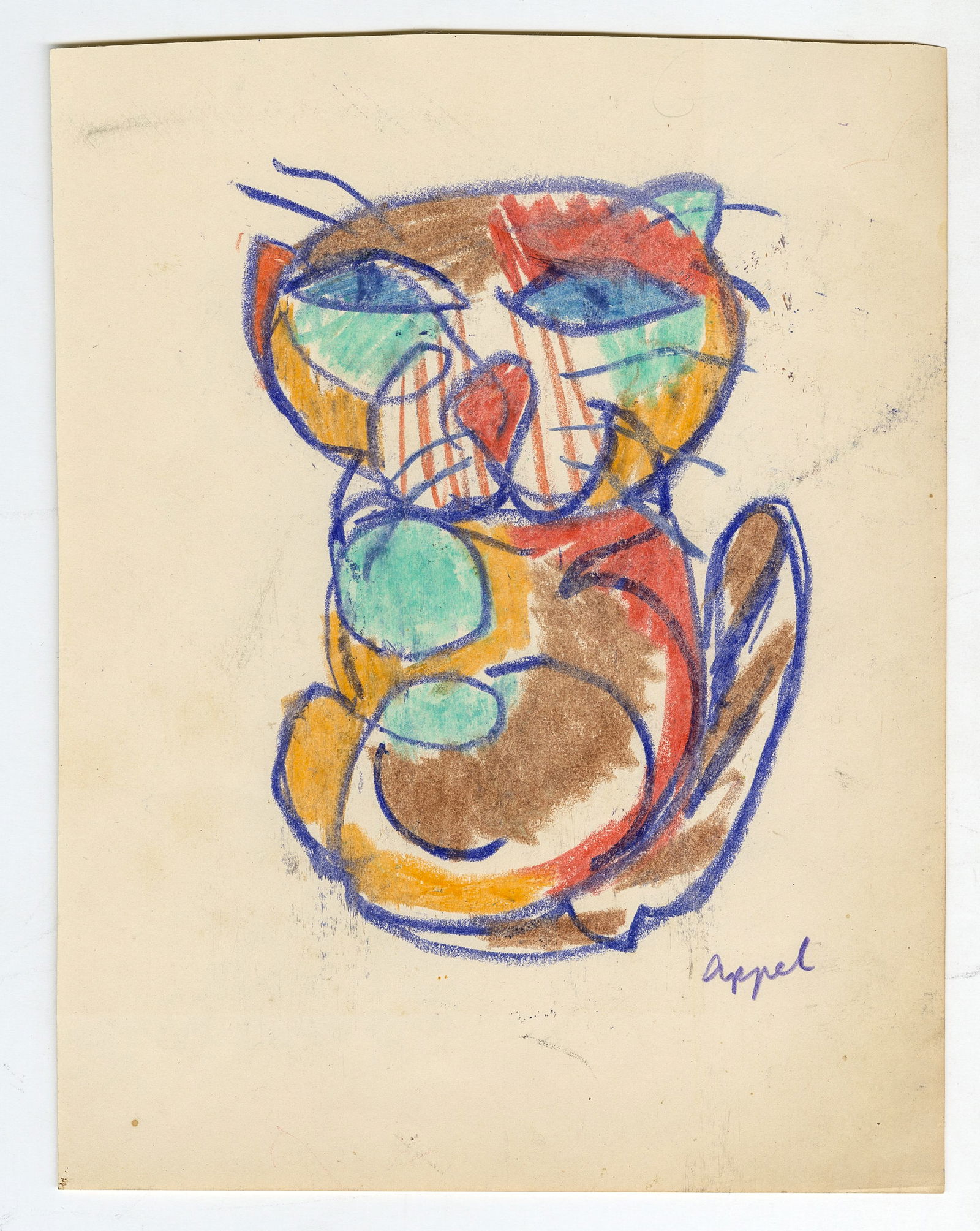 Karel APPEL: "Cat". - 2