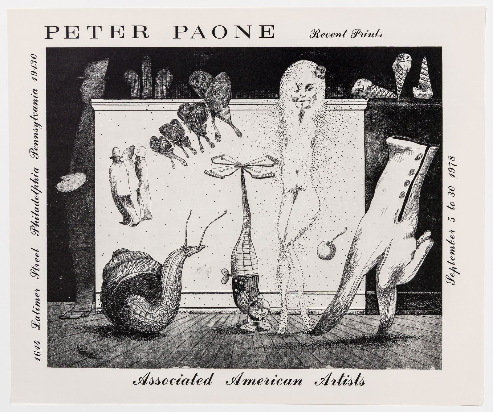 Two prints by Peter PAONE: "Studio". - 4