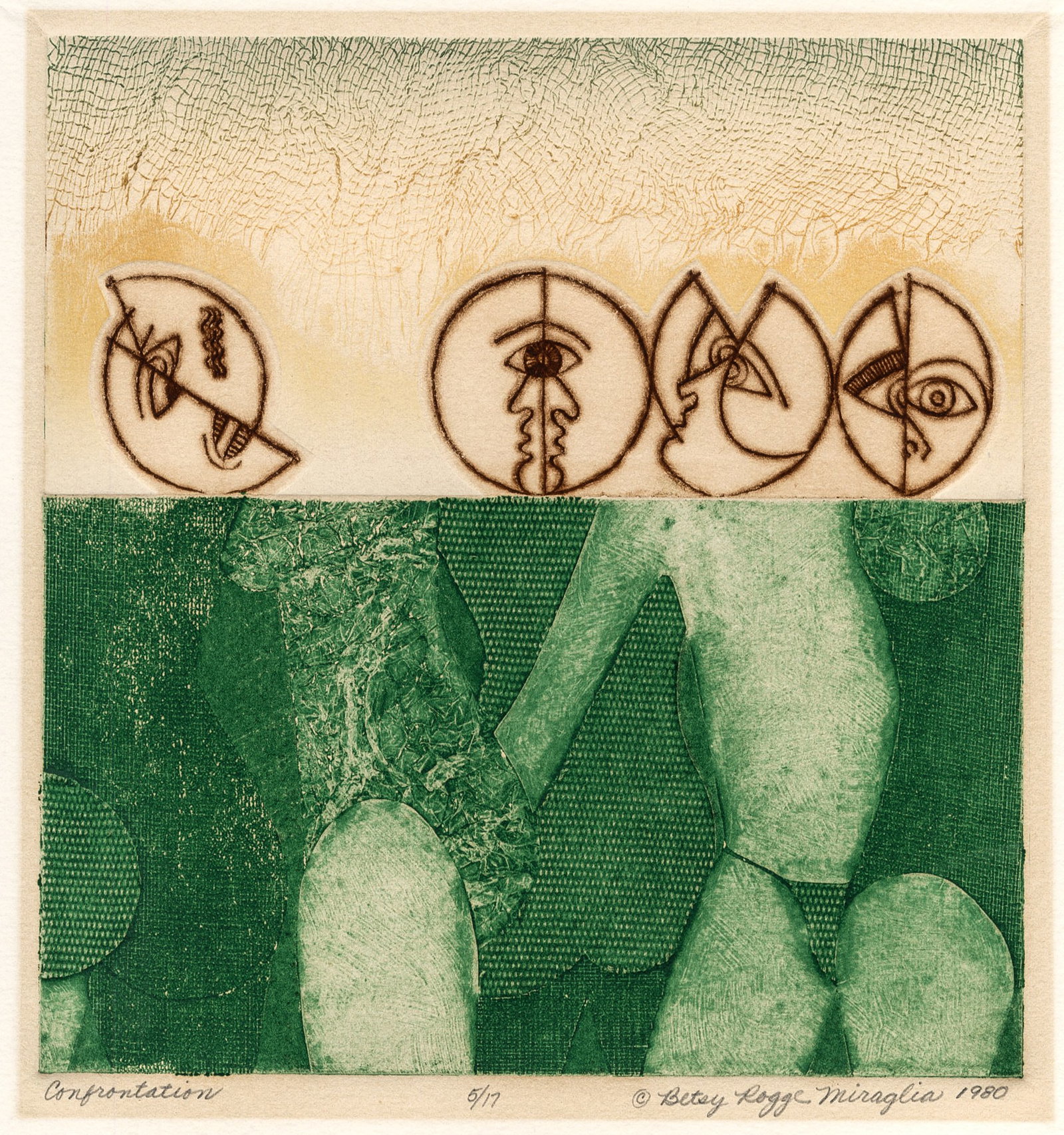 Betsy ROGGE MIRAGLIA: "Confrontation". (1 of 2)