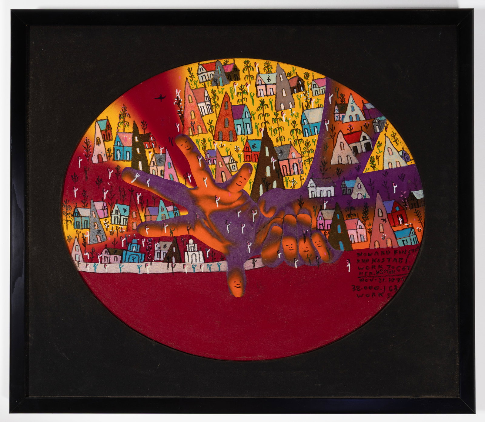 Howard FINSTER: "Arresting the Wrist". (1 of 2)