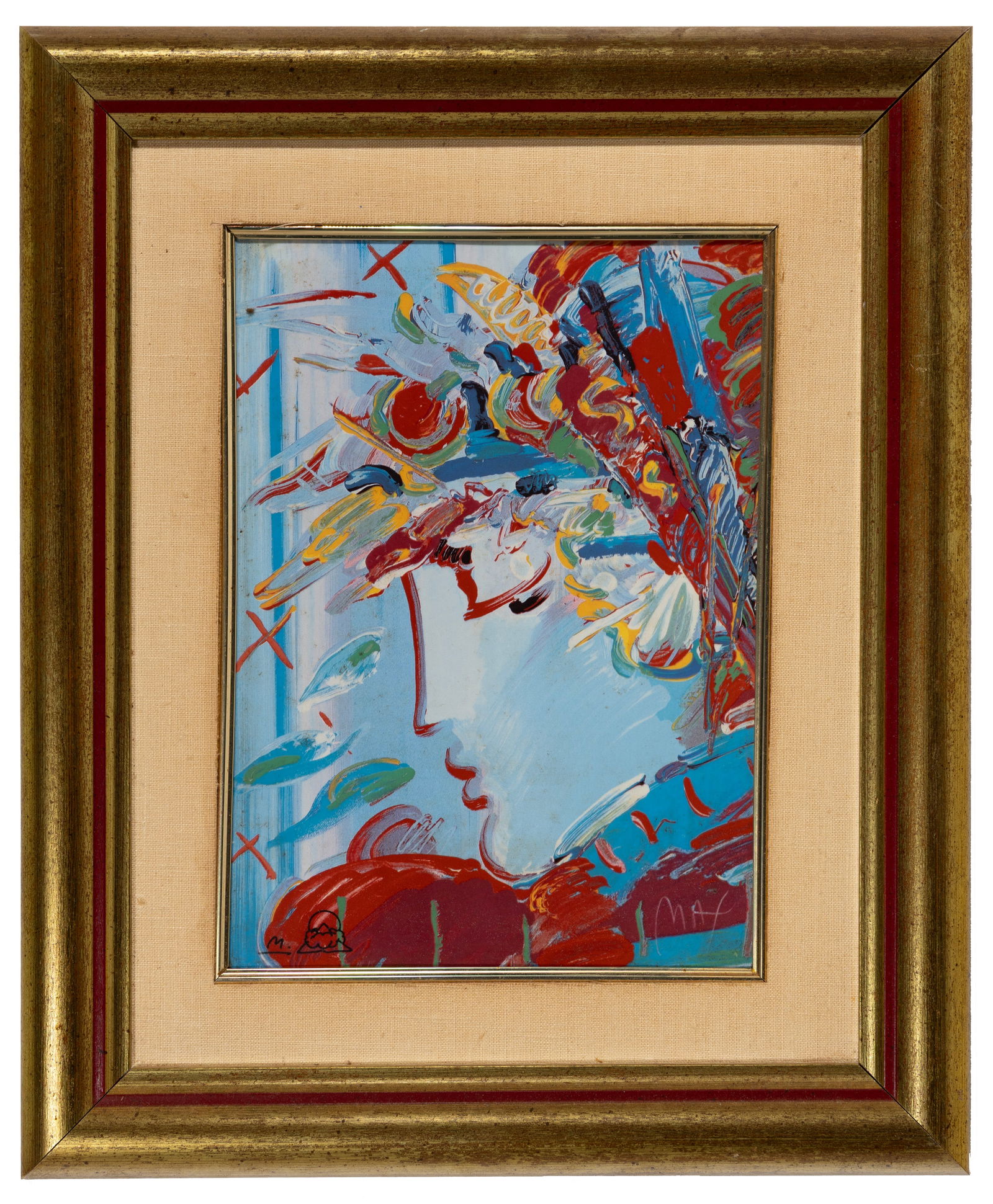 Peter MAX: "Blushing Beauty". (1 of 1)
