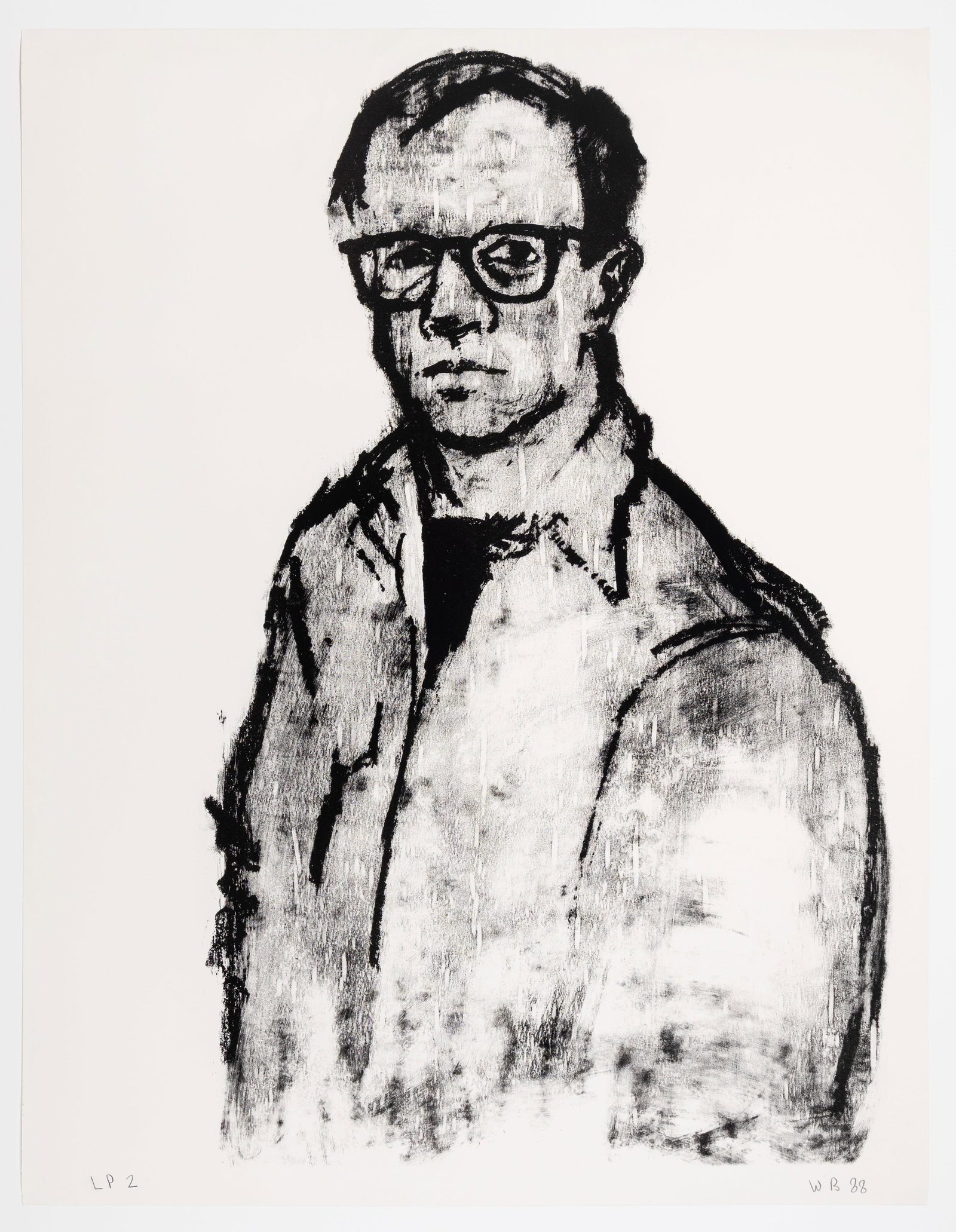 William BECKMAN: "Self Portrait, Three-Quarter View". (1 of 1)