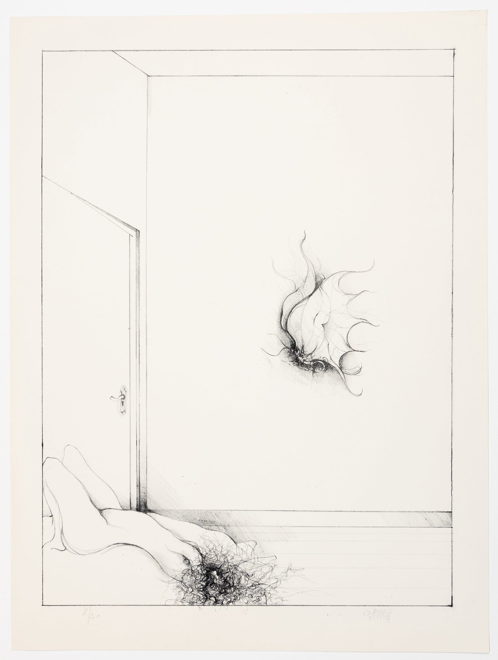 Five lithographs by Bruno BRUNI. (1 of 5)