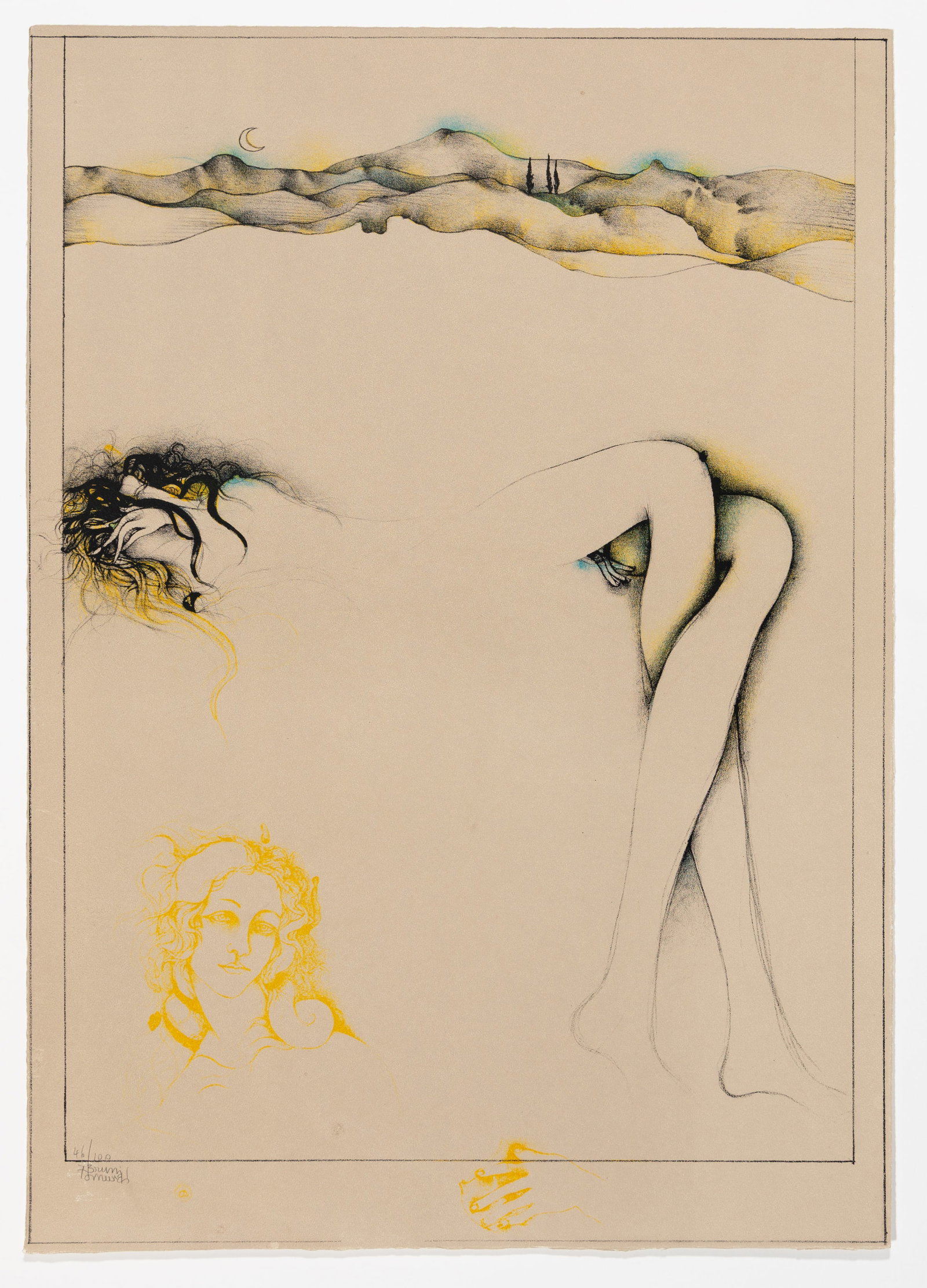 Five lithographs by Bruno BRUNI. - 5