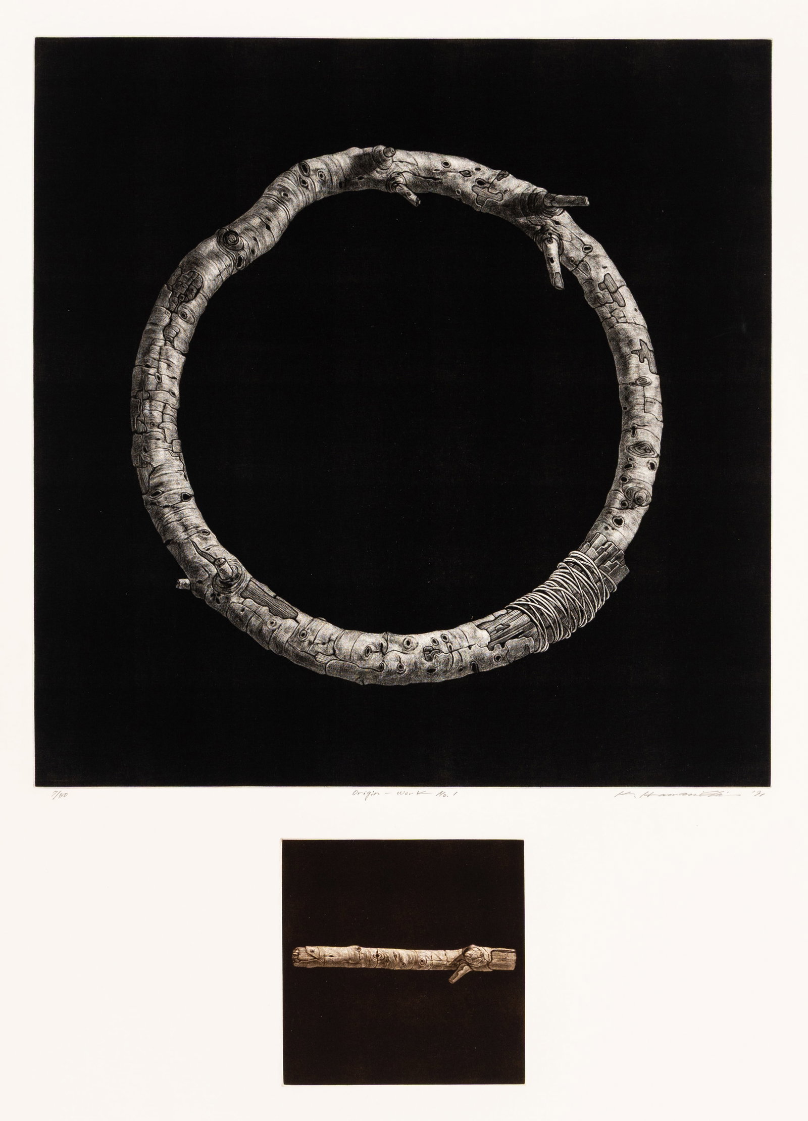 Katsunori HAMANISHI: "Origin - Work No. 1". (1 of 2)