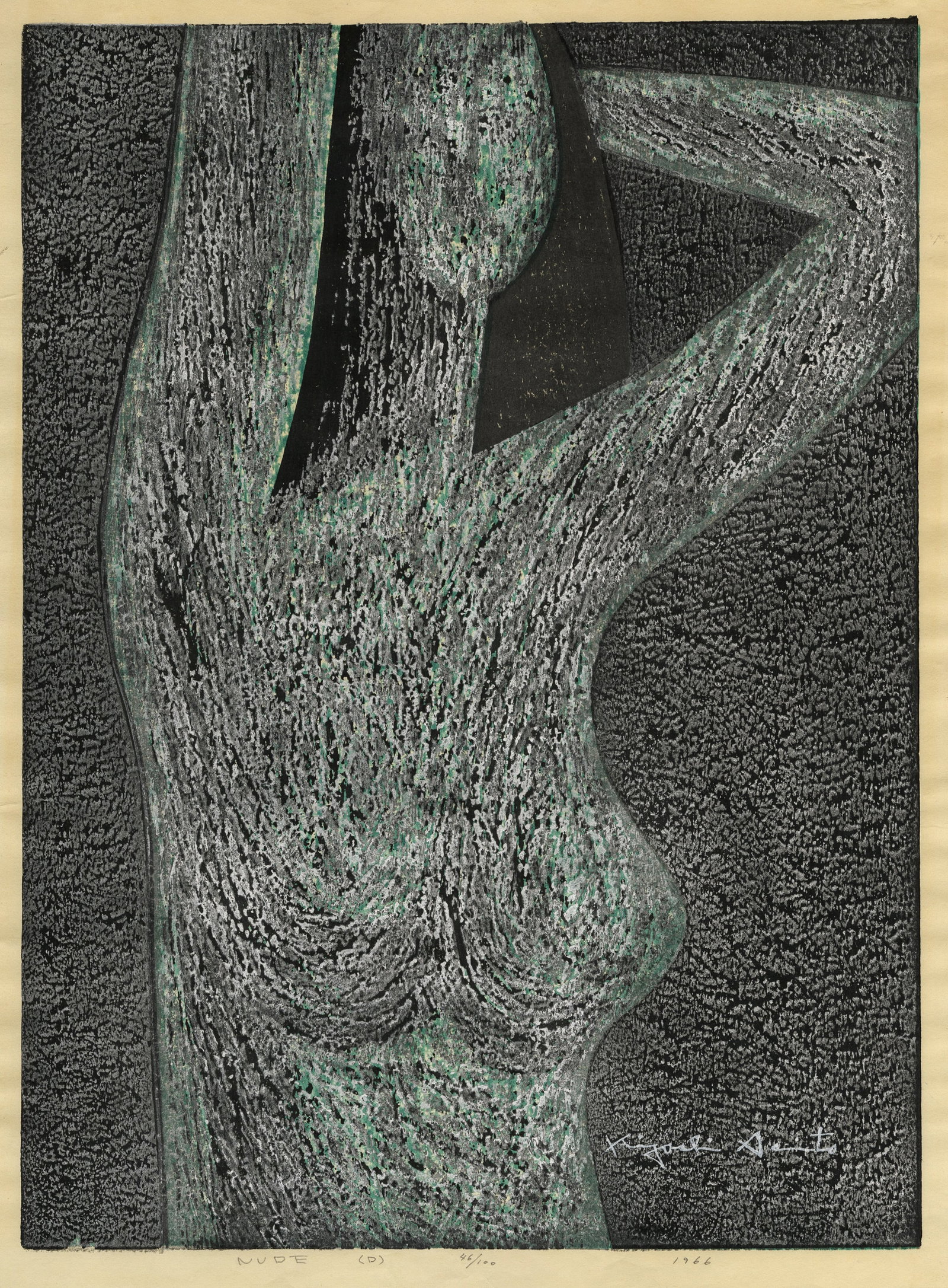 Kiyoshi SAITO: "Nude (D)". (1 of 2)