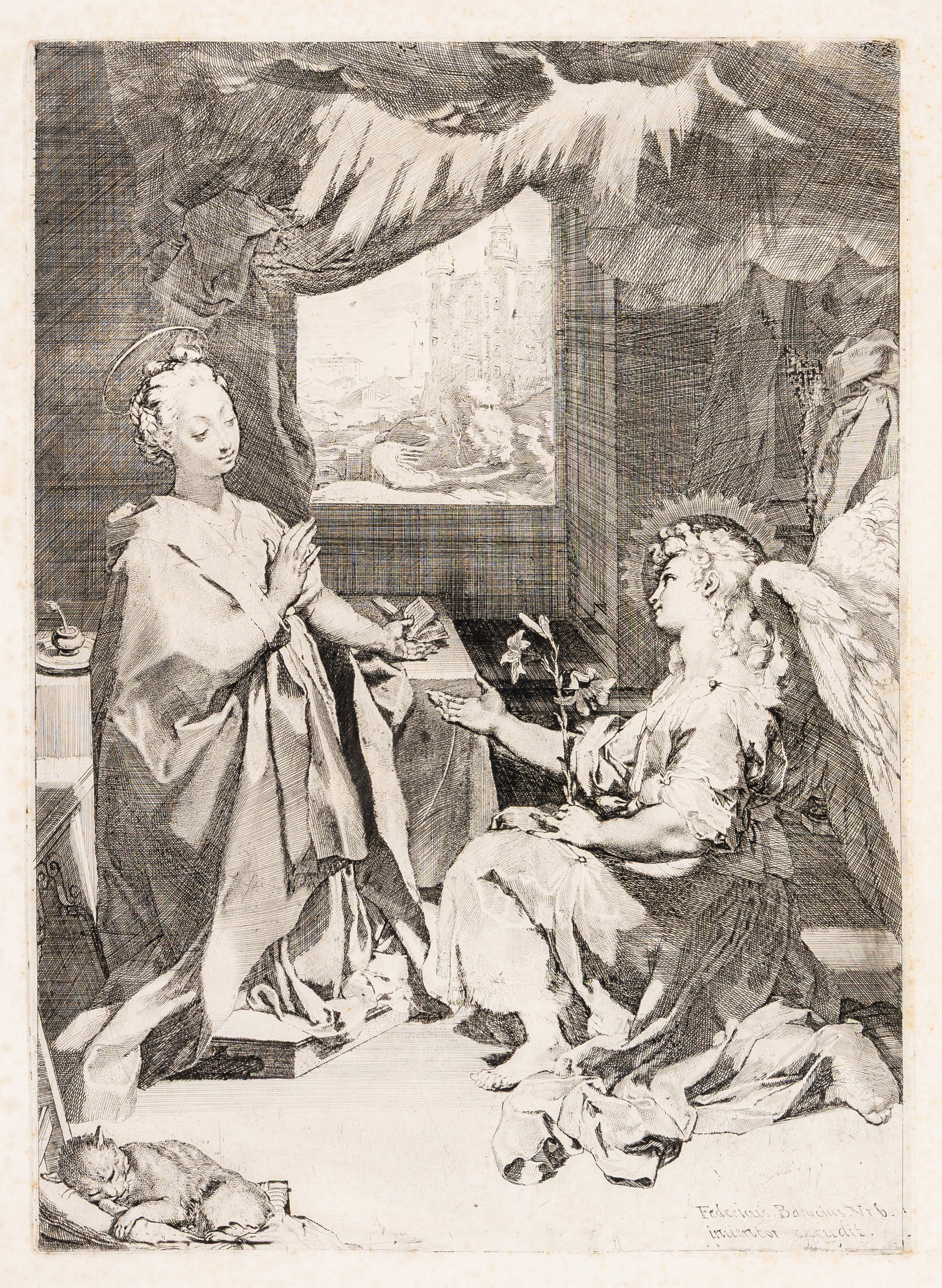 Federico BAROCCI: "The Annunciation". (1 of 2)