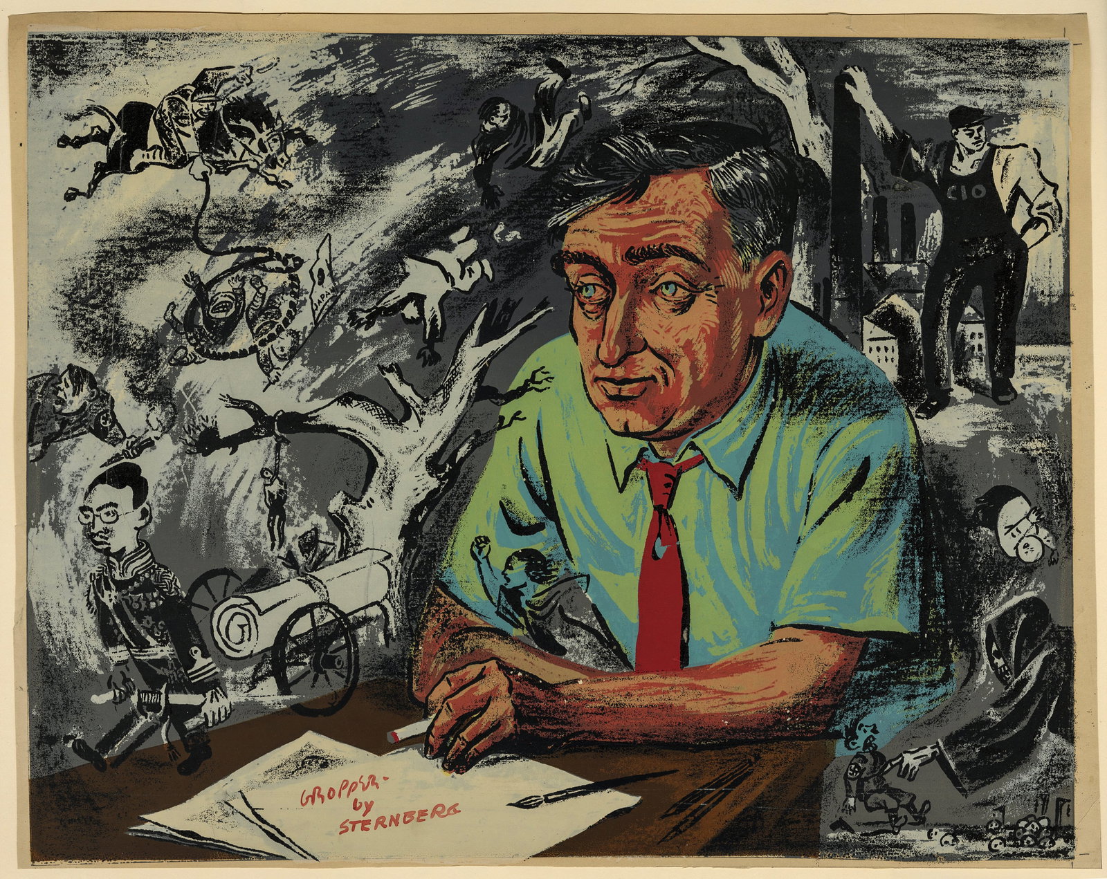 Harry STERNBERG: "William Gropper". - 2