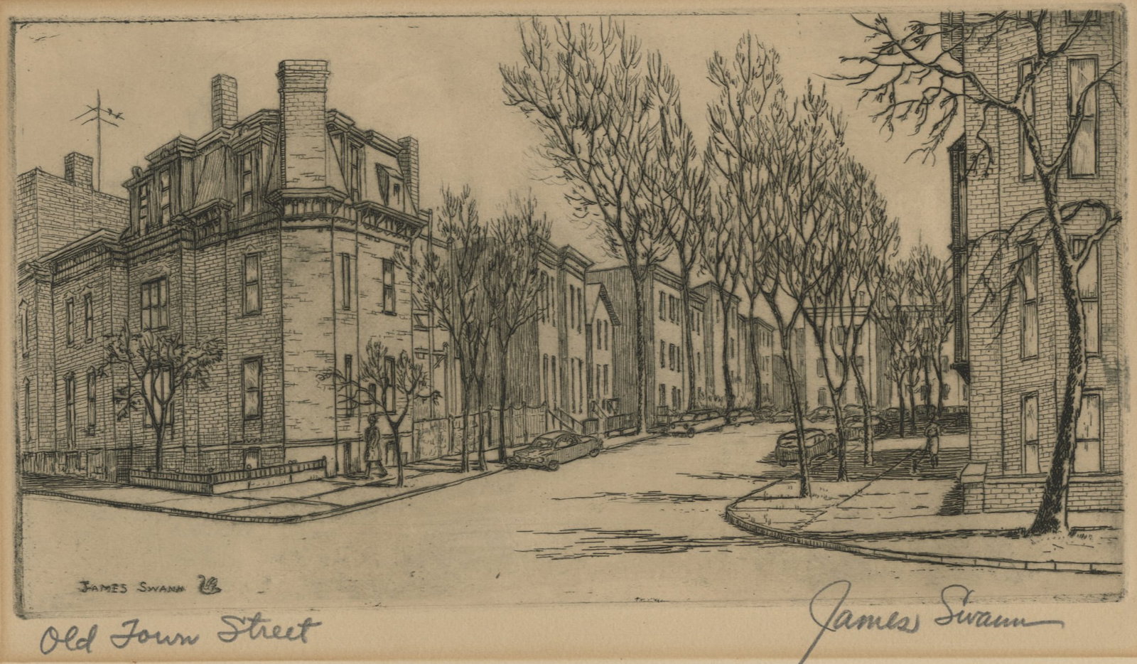 James SWANN: Two etchings. - 2