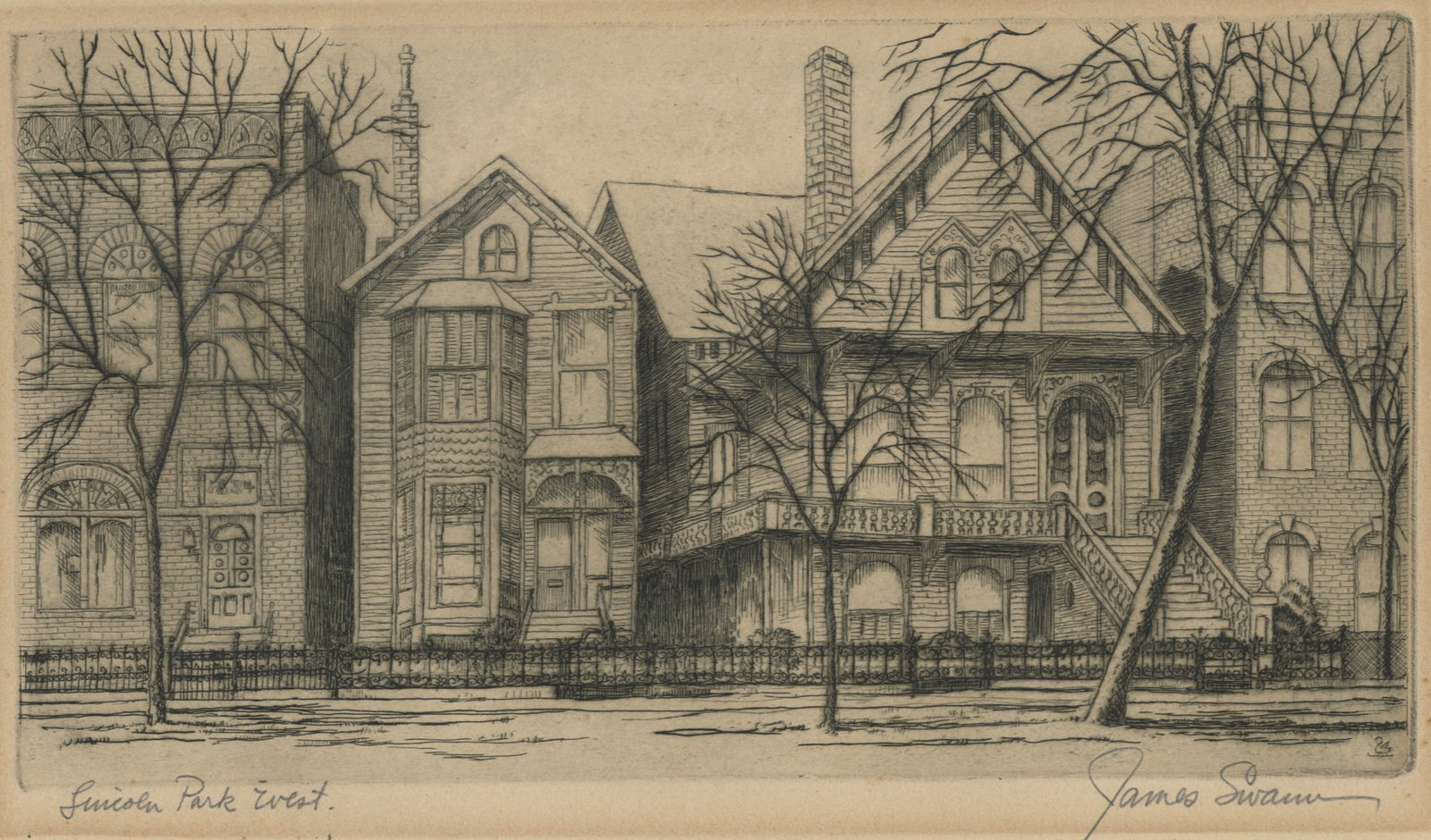 James SWANN: Two etchings. - 3
