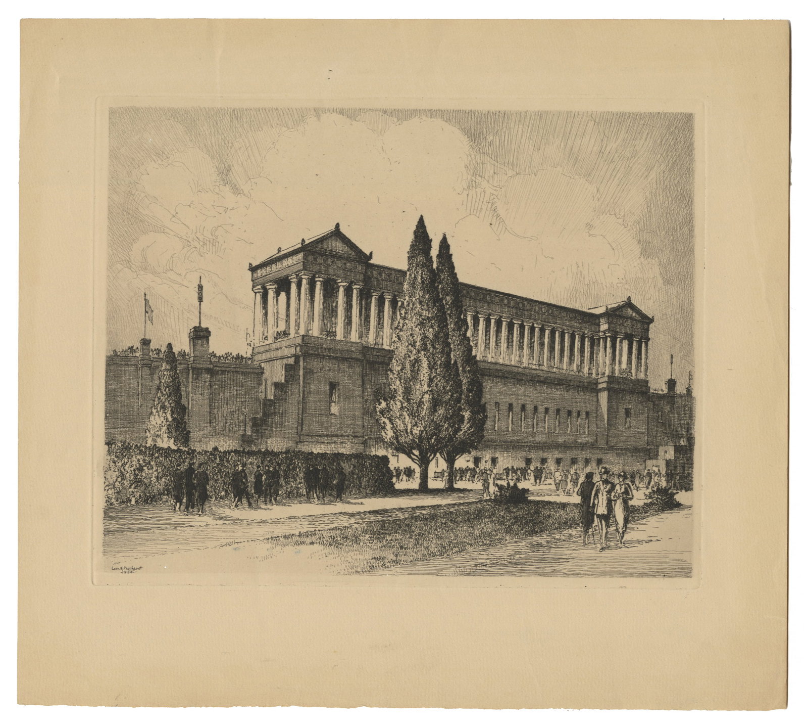 Leon Rene PESCHERET: Two etchings. - 4