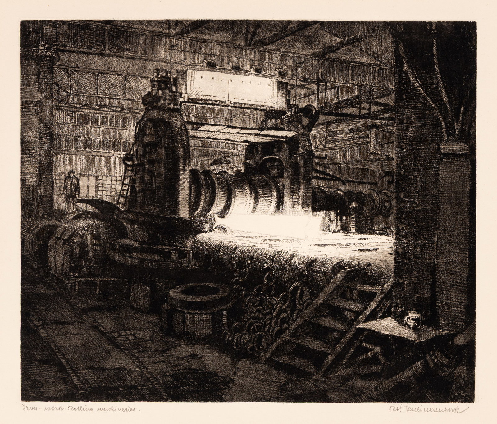 SCHLINDENBUCH: Two soft-ground etchings. - 3