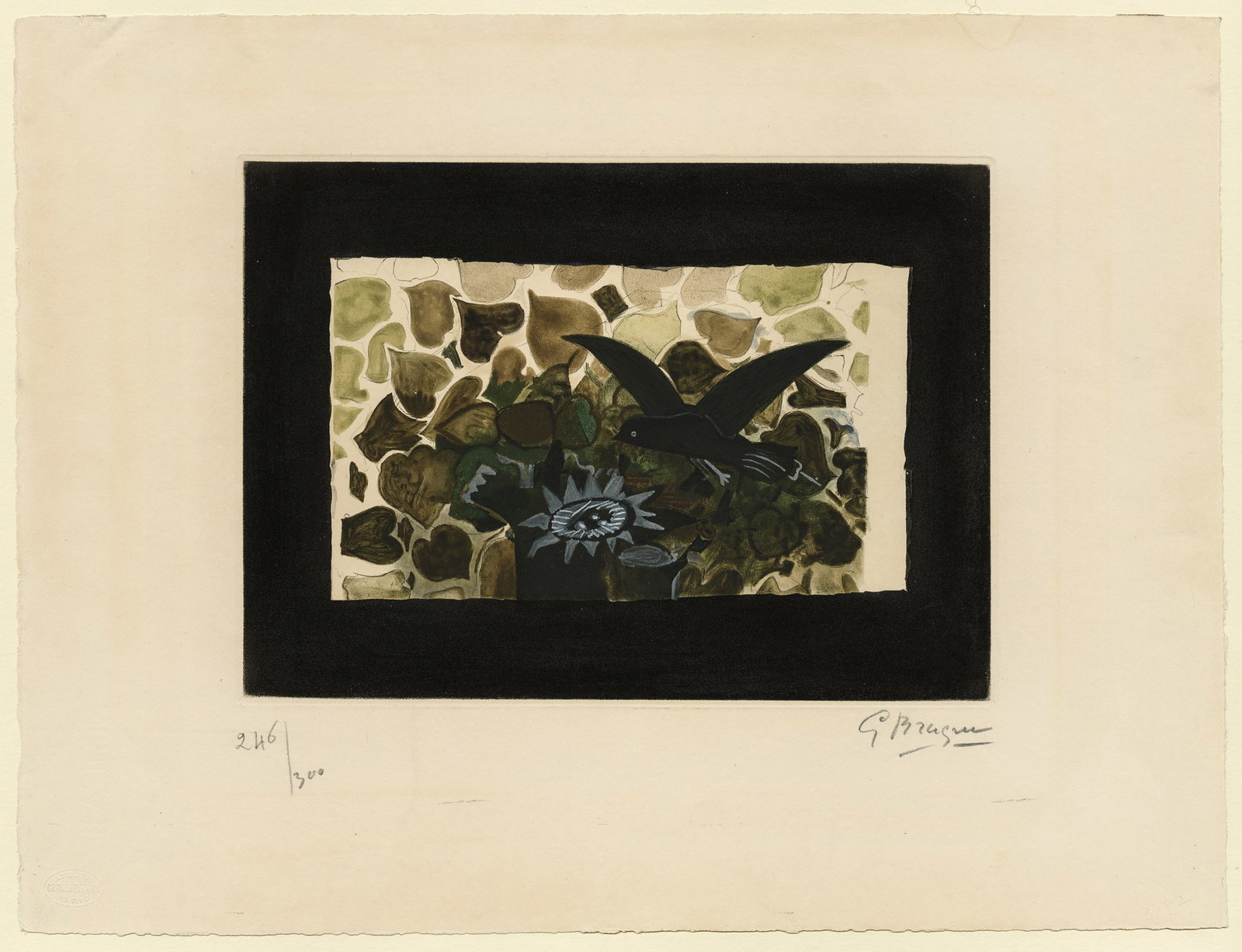 Georges BRAQUE: "Le Nid Vert". - 2