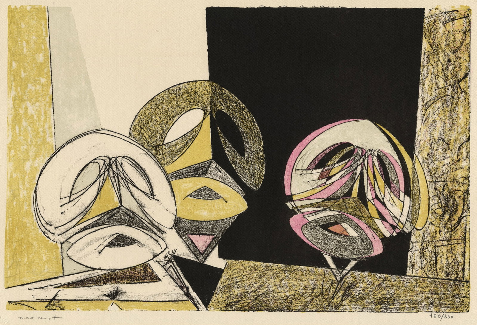 Max ERNST: "Masques". (1 of 2)