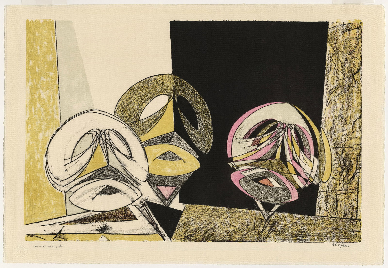 Max ERNST: "Masques". - 2