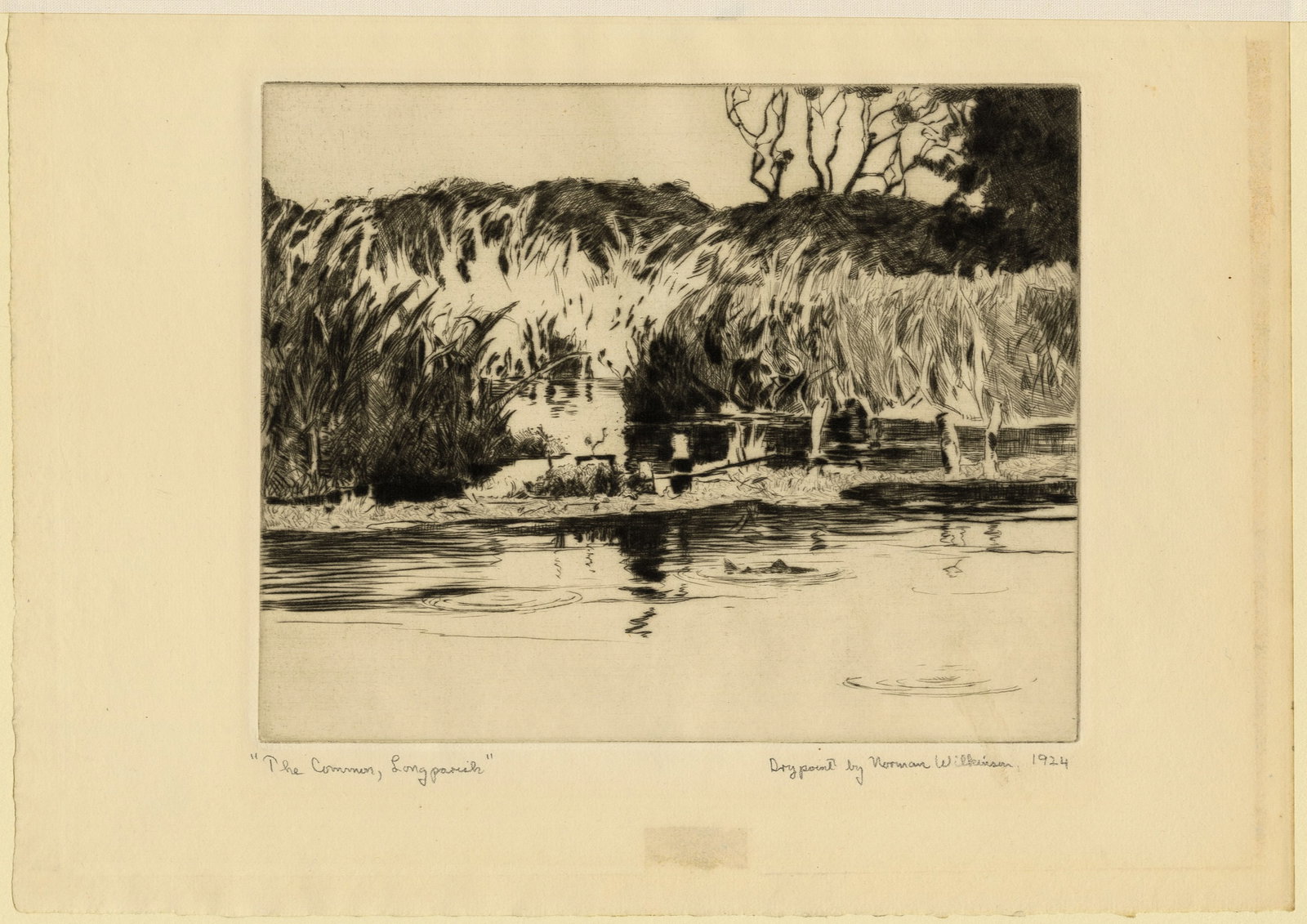 Norman WILKINSON: Two drypoints. - 5