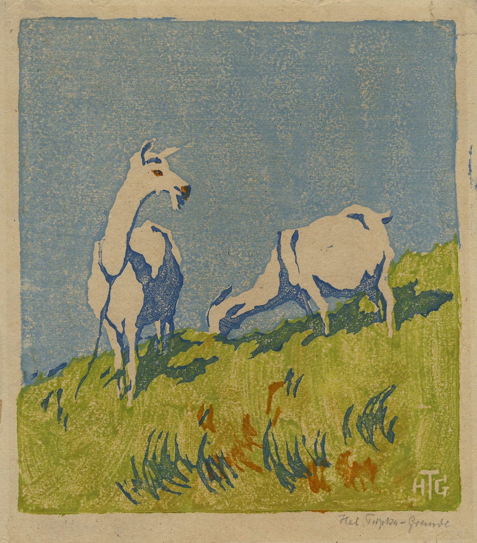 Helene Tupke GRANDE: "Ziegen (Goats)". (1 of 2)