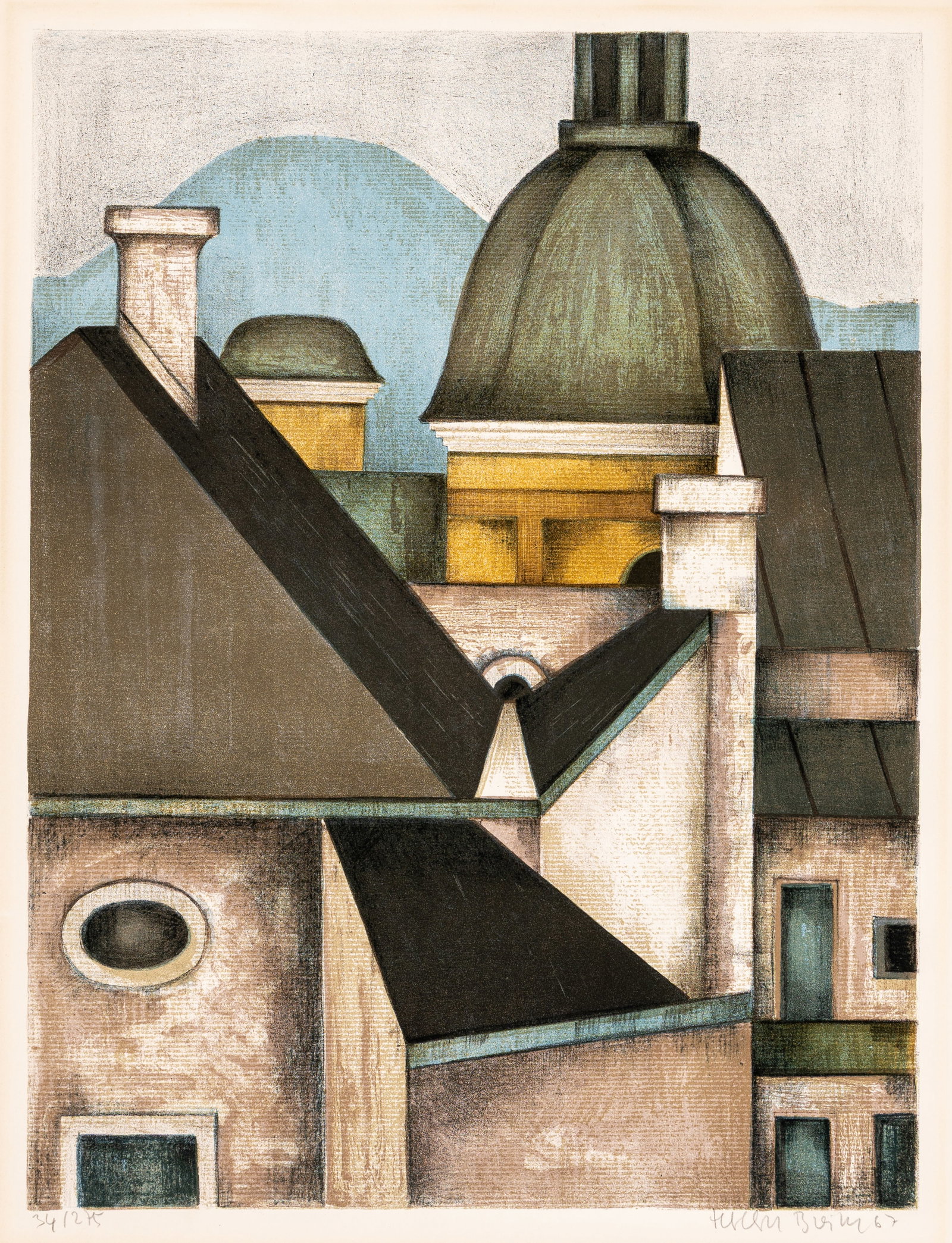 Herbert BREITER: "City Roofs". (1 of 2)