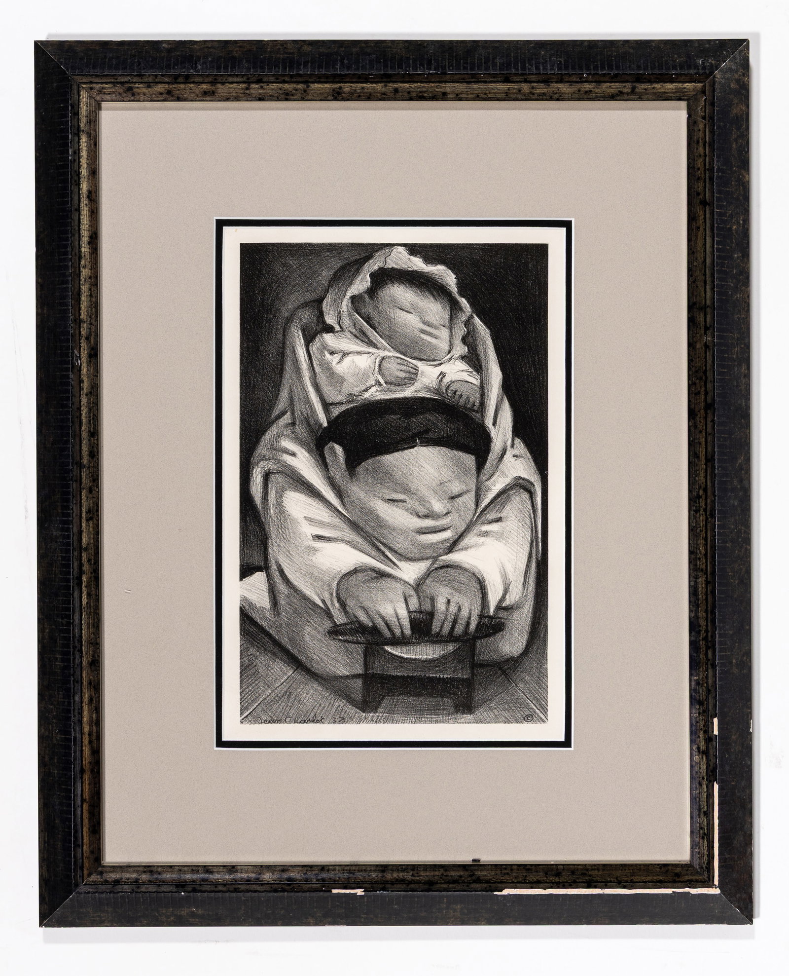 Two Framed Lithographs. - 2