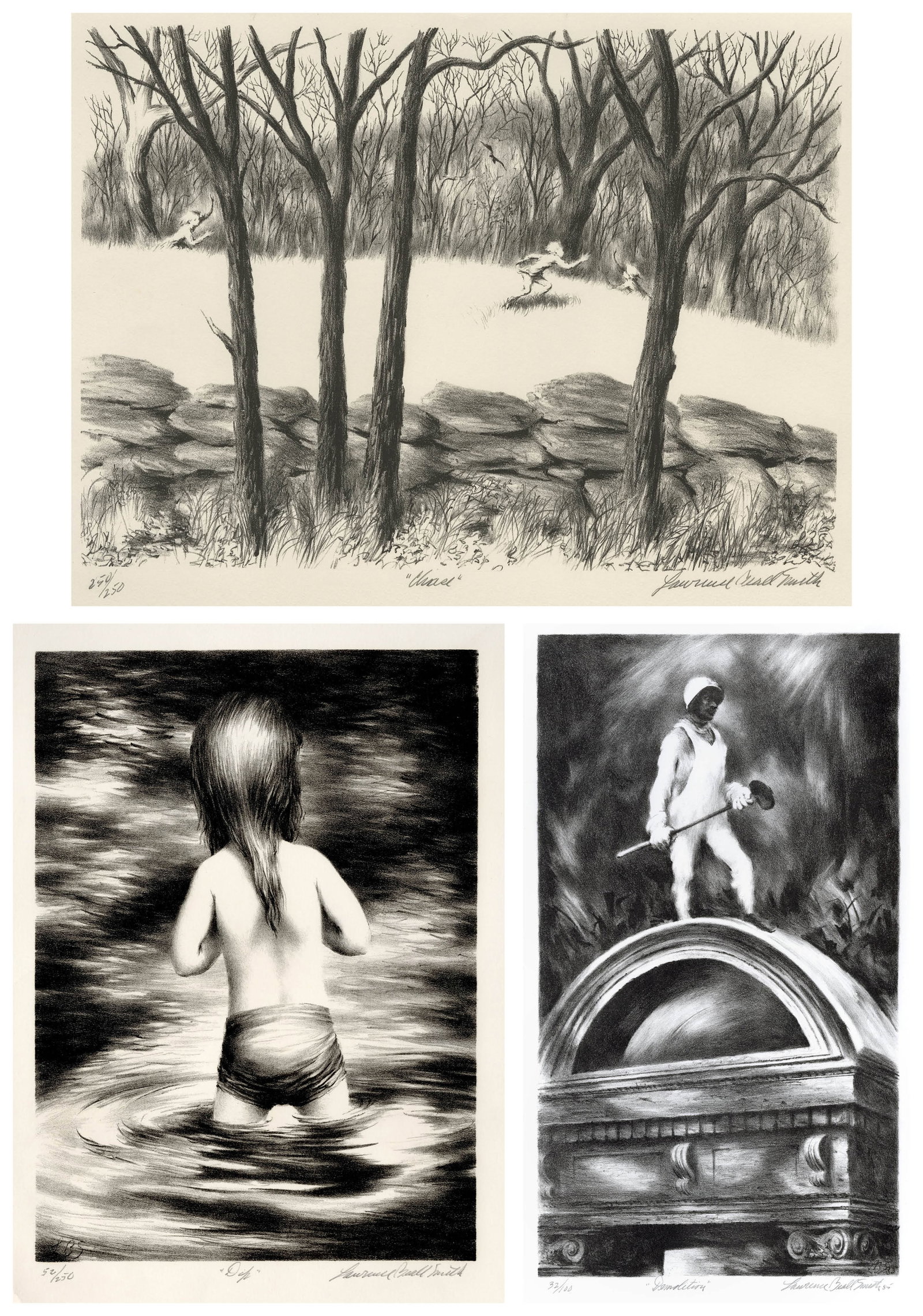 Lawrence Beall SMITH: Three lithographs. (1 of 7)