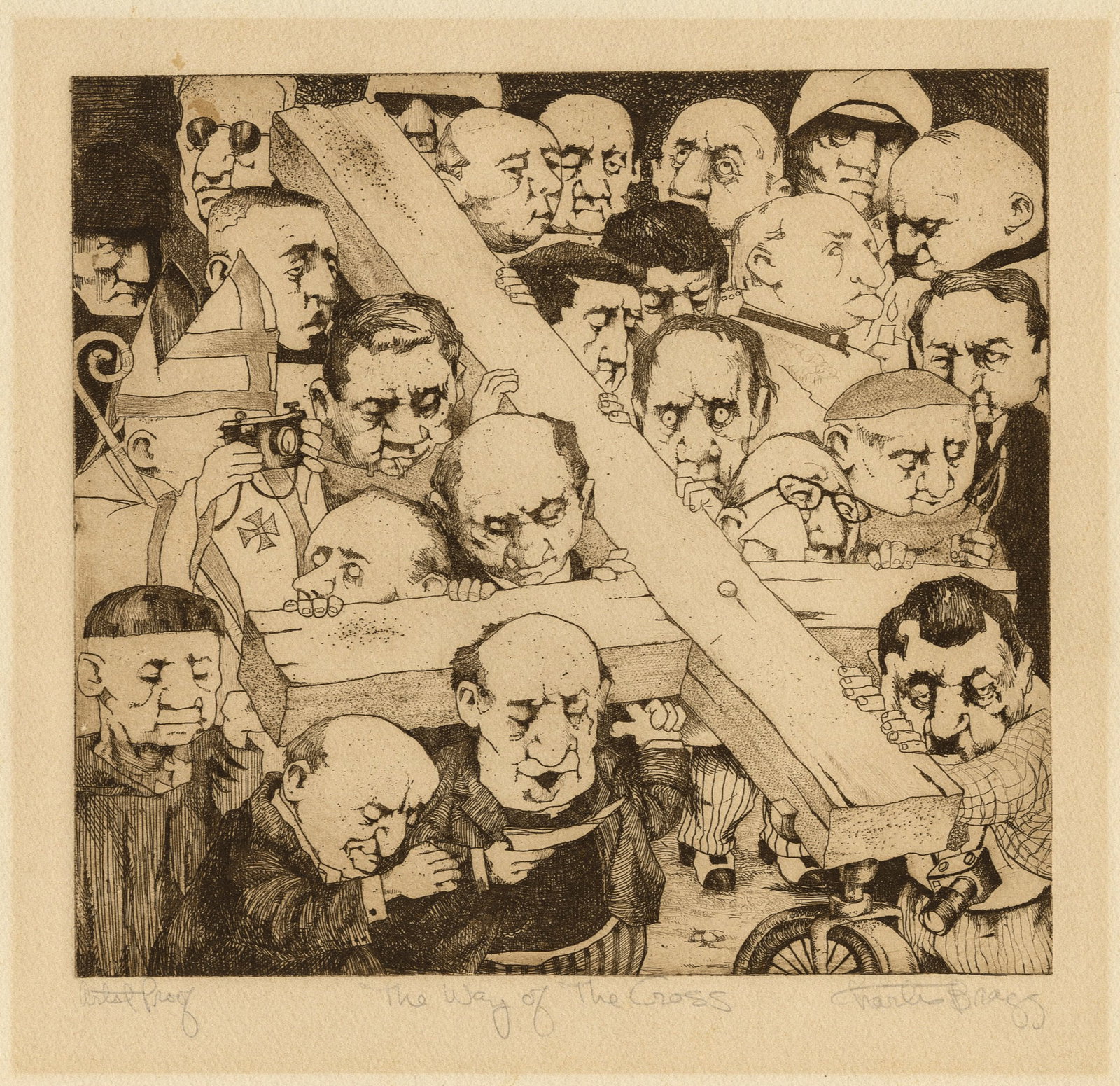 Charles BRAGG: Two etchings. - 2
