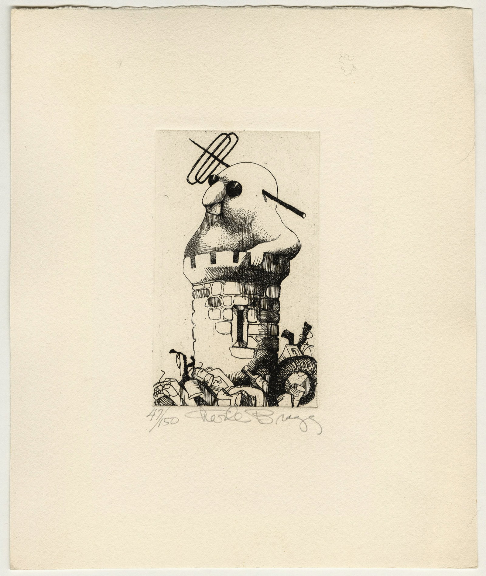 Charles BRAGG: Two etchings. - 5