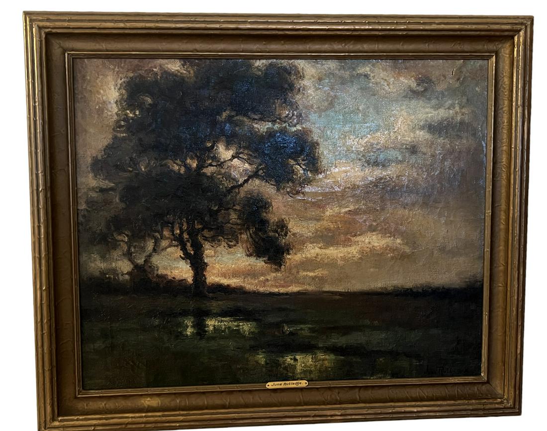 June Rutledge original oil painting,  29" x 23" (1 of 4)