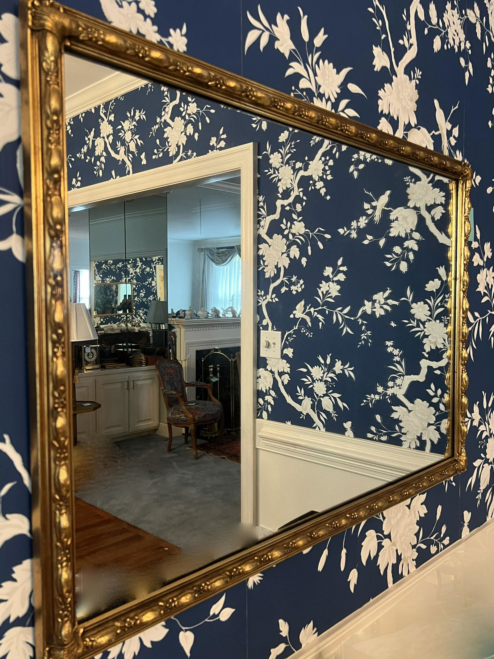 Gold Gilt Framed Mirror (1 of 1)