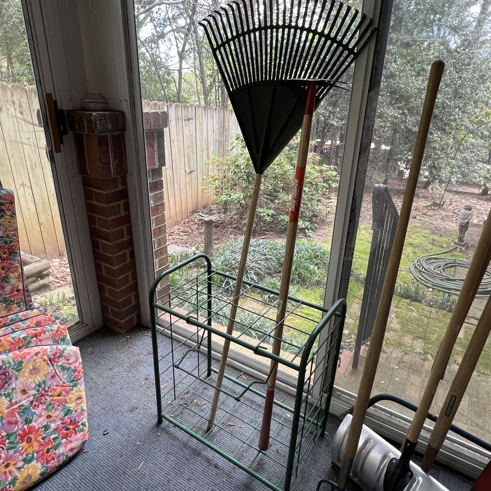 Yard Tool Caddie with Tools (1 of 5)