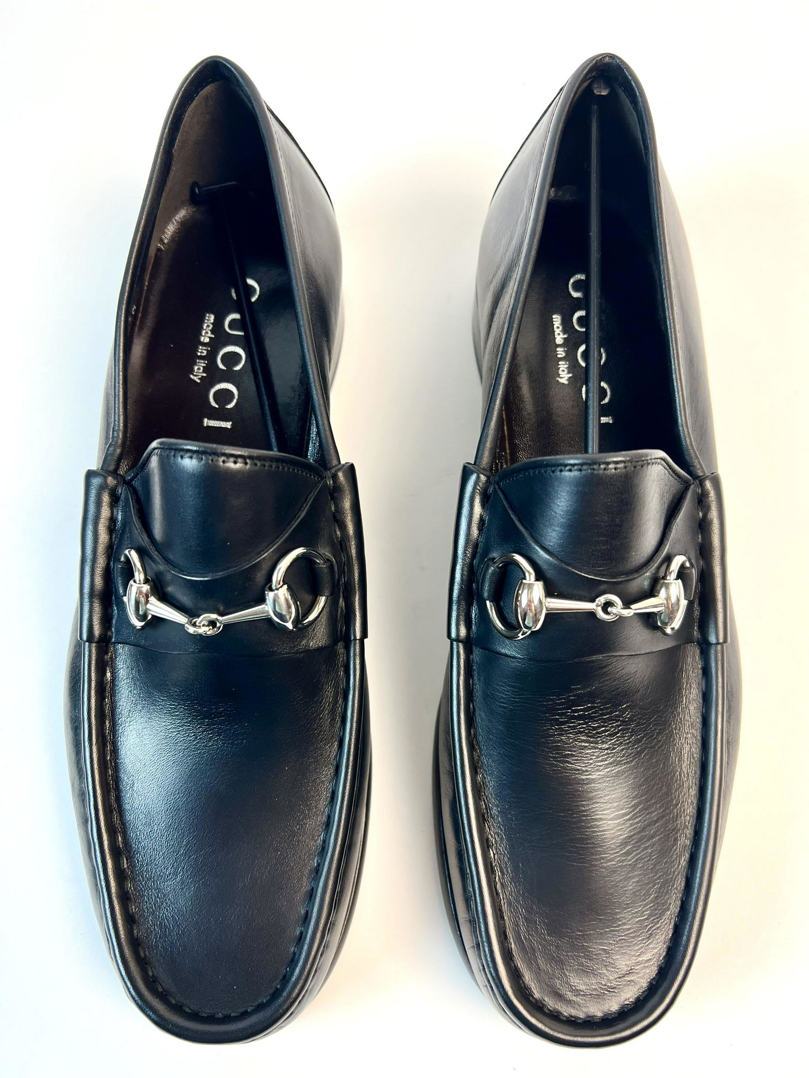 Gucci loafers silver buckle shop
