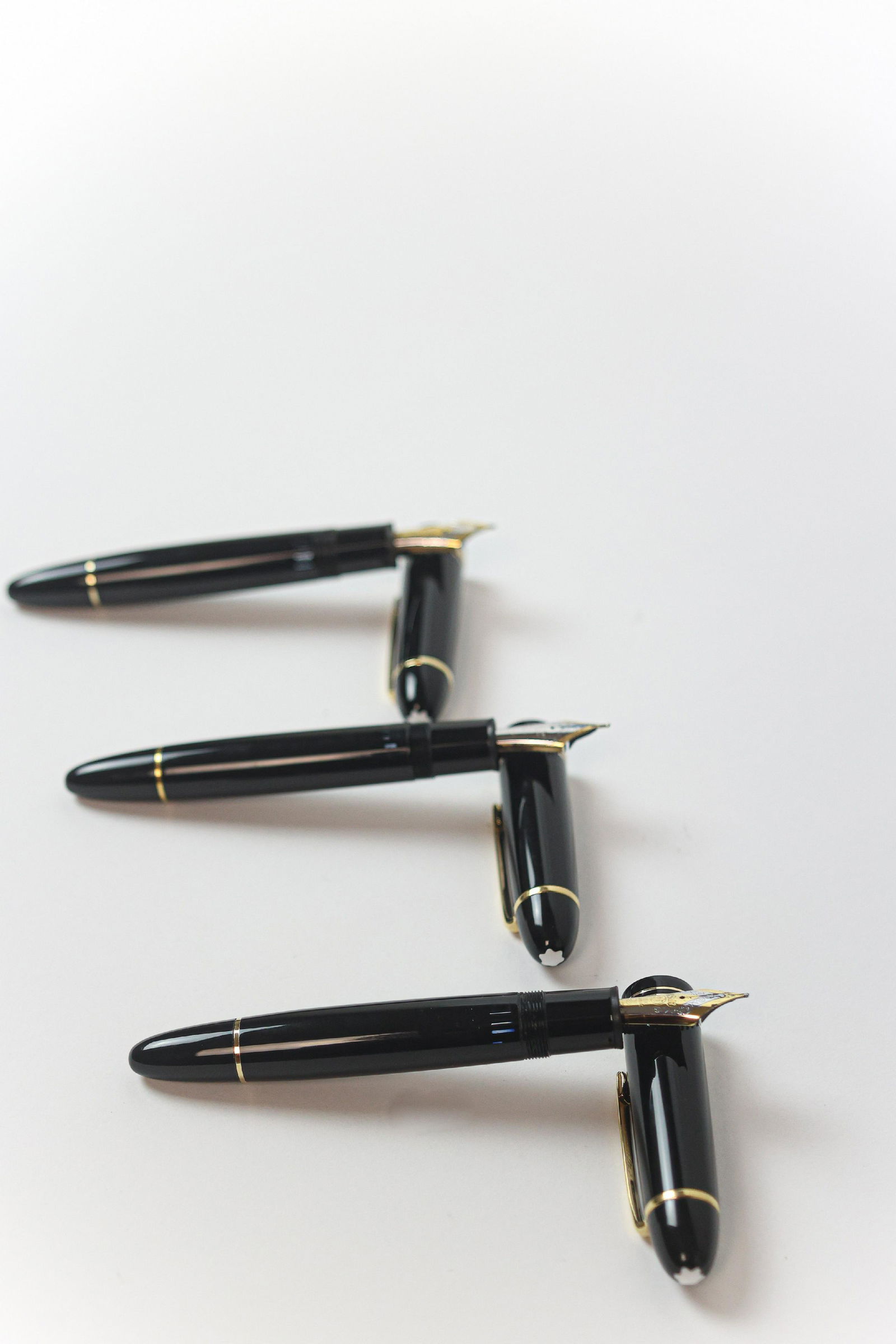 Lot of Three Mont Blanc Meisterstuck 149 Fountain Pens (1 of 6)