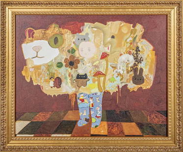 Tomoko Nagai 'Brown Sugar' 2.5D print by StareReap2.5, framed: 49.5 x 37 cm; 2.5D prints by StareReap2.5 with using special UV ink; 2022; Edition 50; For details, please refer to the online catalog at https://issuu.com/muchuntang