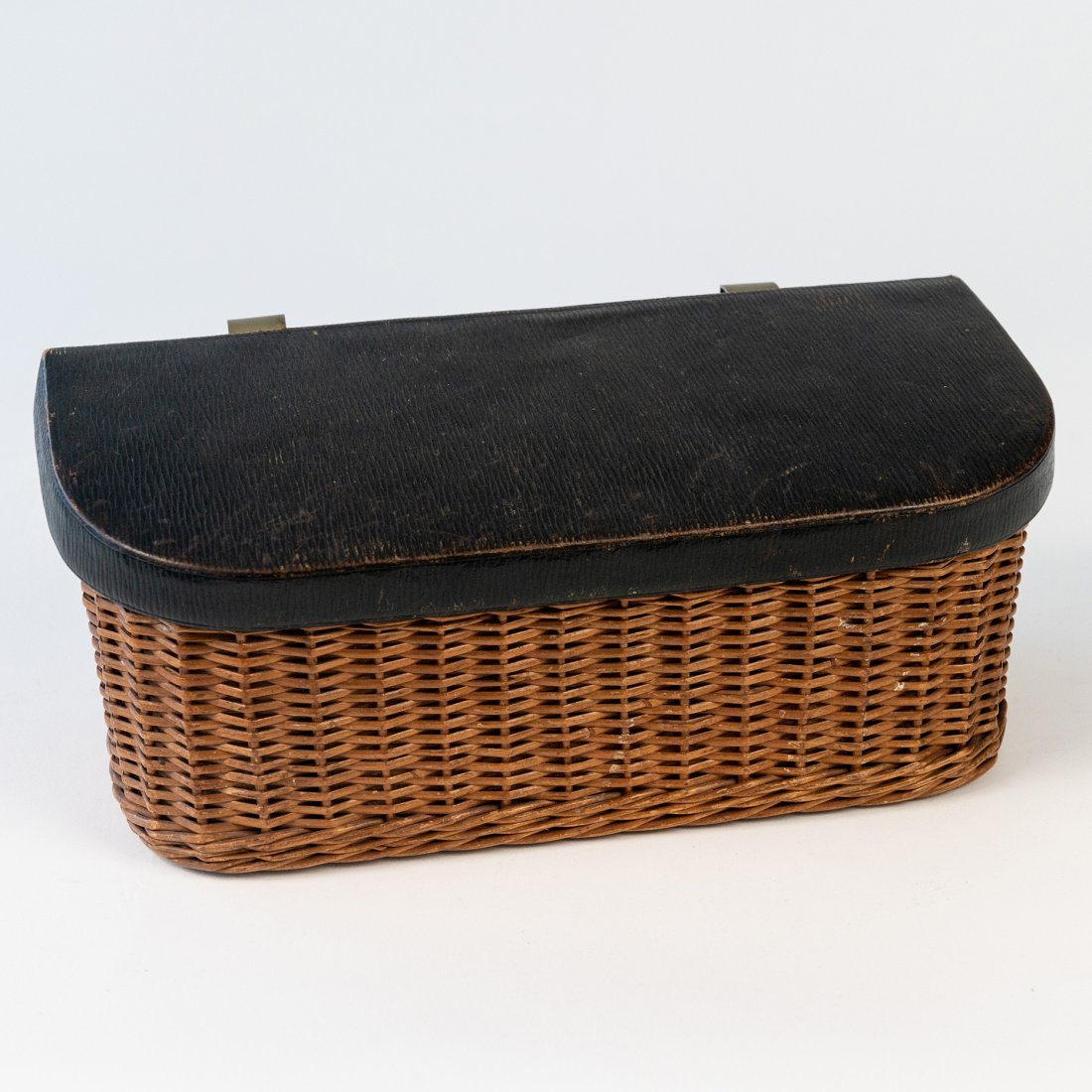 1913 J.C.Vickery Leather Wicker Automobile Document Case (1 of 6)