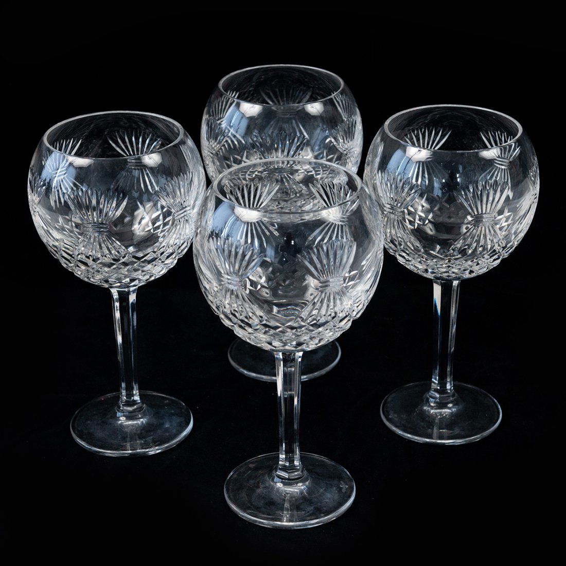 Waterford Crystal Wheat Millennium Series Toasting Goblets Oct 24