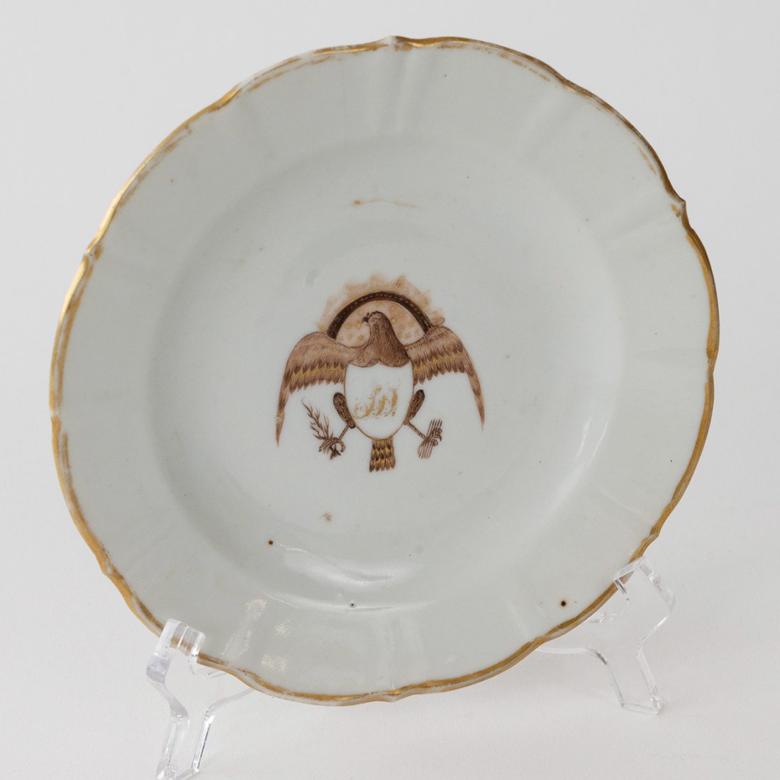 Early Chinese Export Armoral Small Plate (1 of 3)