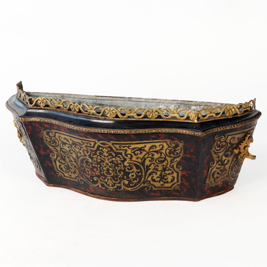 19th Century French Napoleon III Boulle Gilt Bronze Wall Jardiniere (1 of 7)