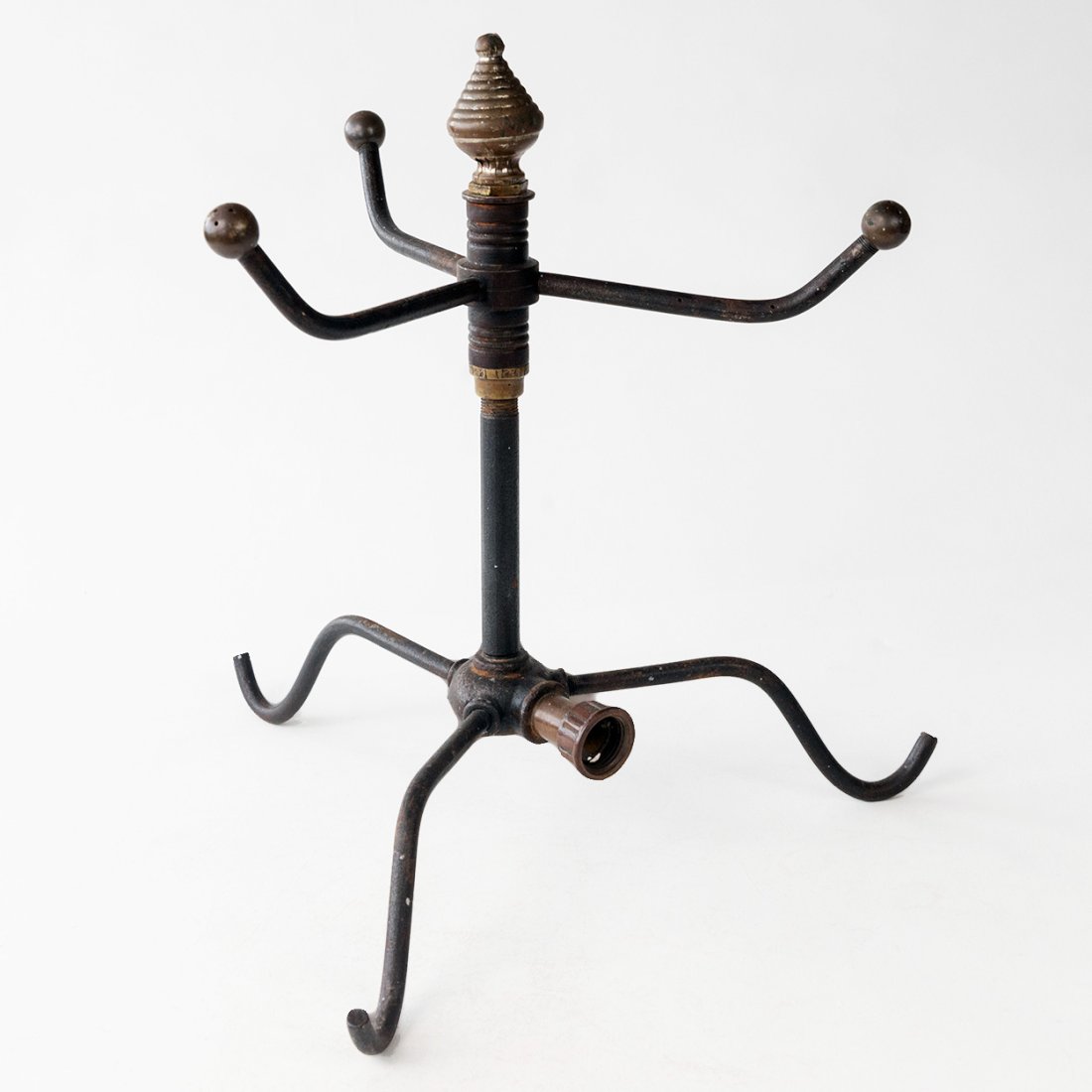 Antique Beehive Tip Brass & Iron Lawn Sprinkler (1 of 4)