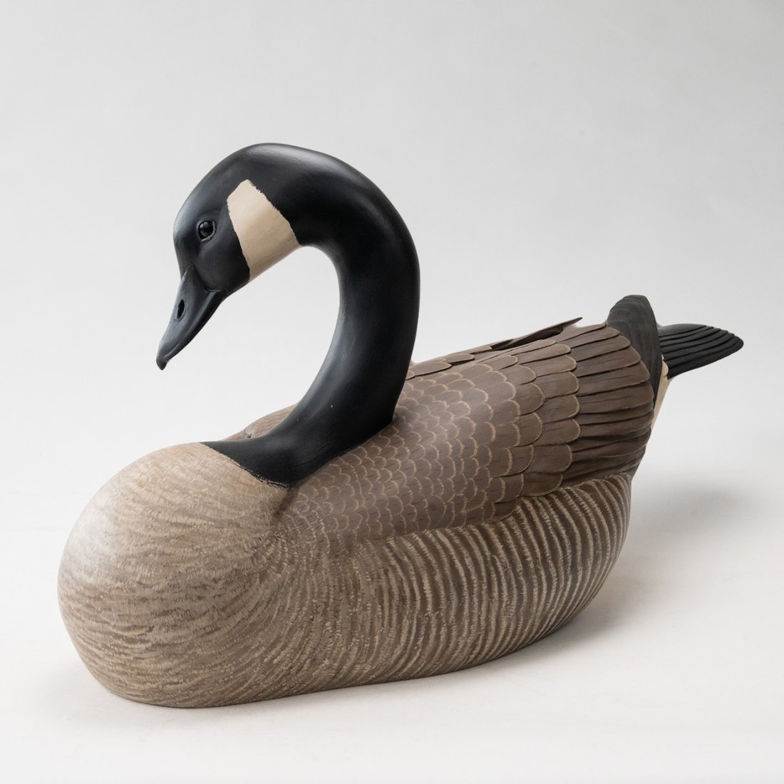 Carved Canadian Goose Decoy by Eddie Wozny (1 of 6)