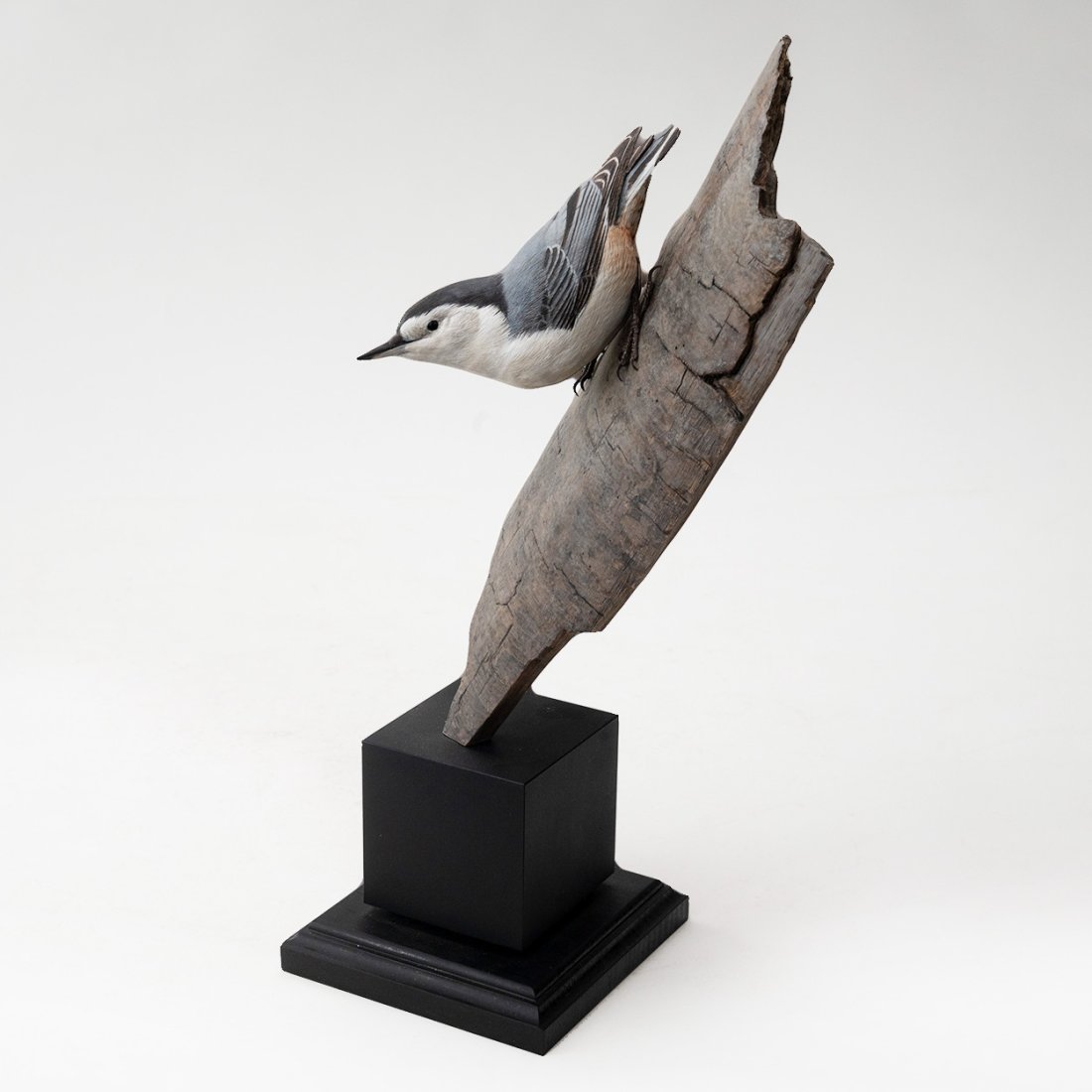 Hand Carved White Breasted Nuthatch by Bruce Lepper (1 of 5)