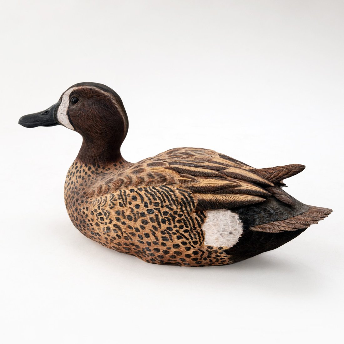 Carved Blue Wing Teal Decoy by R.A. Torbert (1 of 5)