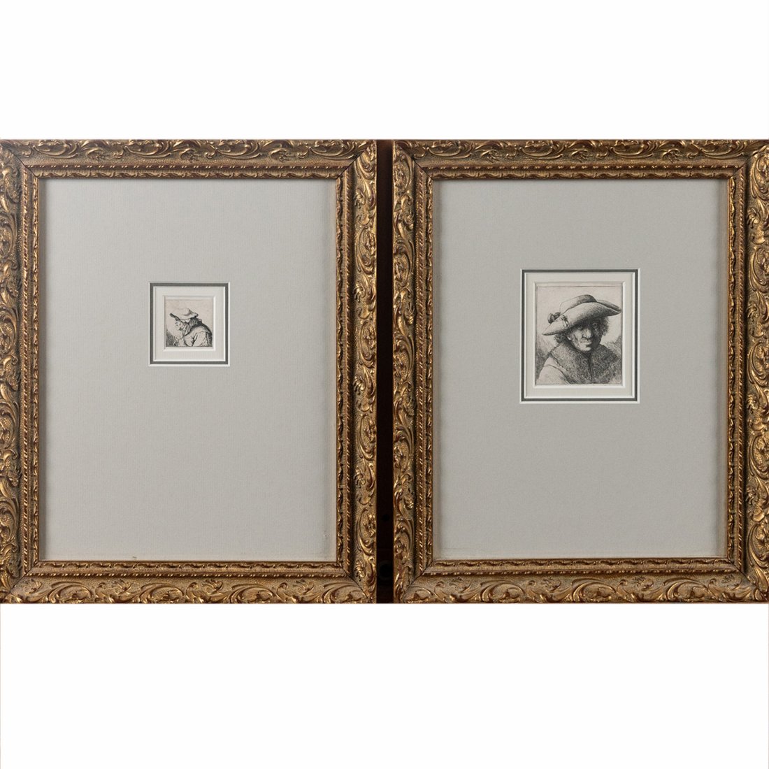 Two Vintage Framed Etchings (1 of 6)