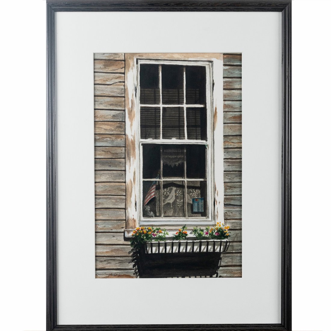 Original Acrylic Painting "Marigolds and Lace" by Connie Woolard (1 of 5)