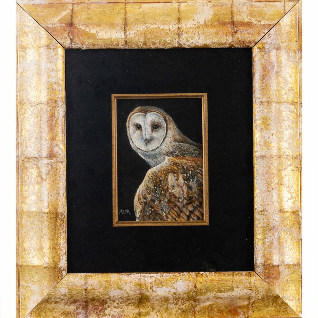 Original Acrylic Painting of Owl by Laura Mark Finberg (1 of 5)